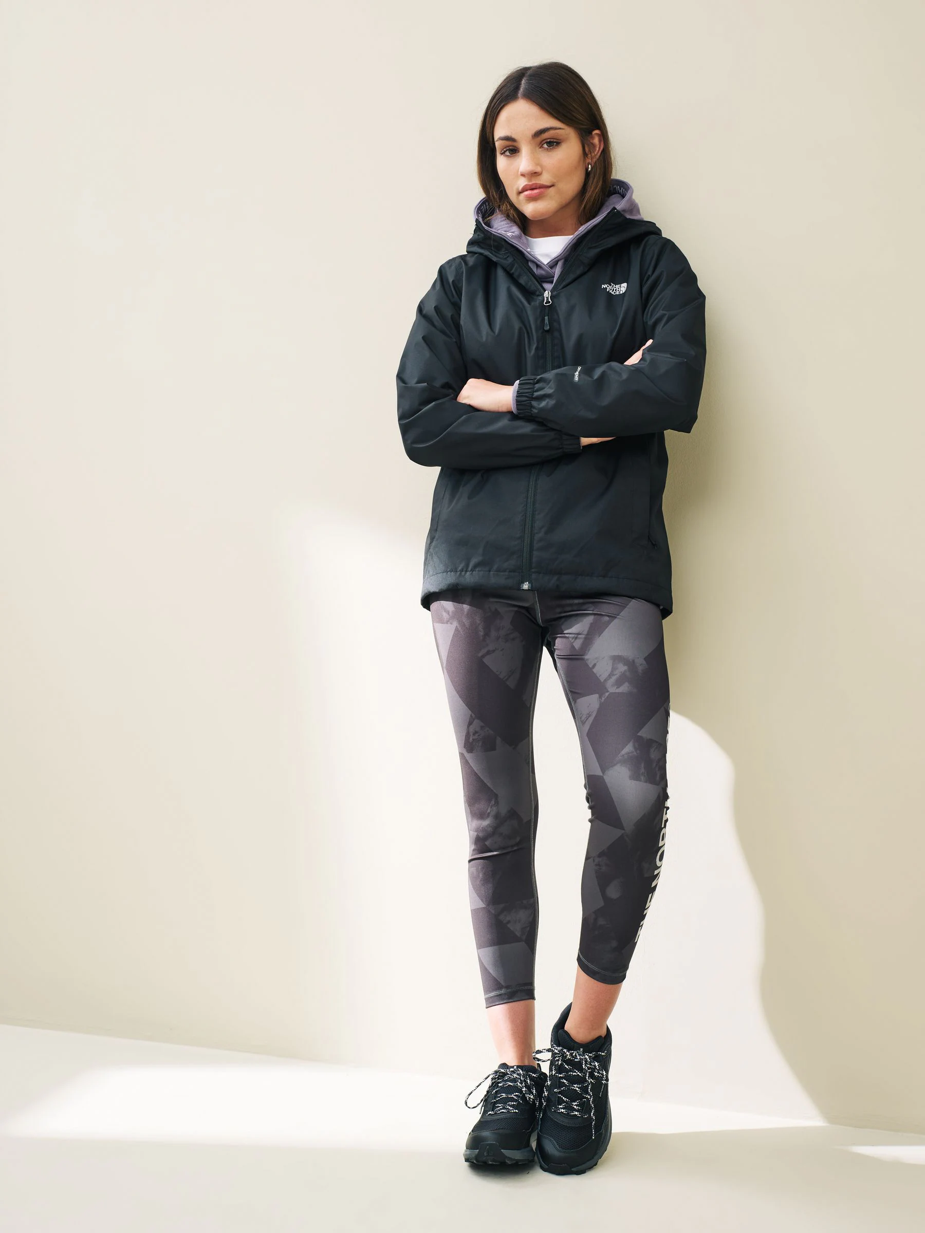 The North Face Black Quest Waterproof Rain Jacket