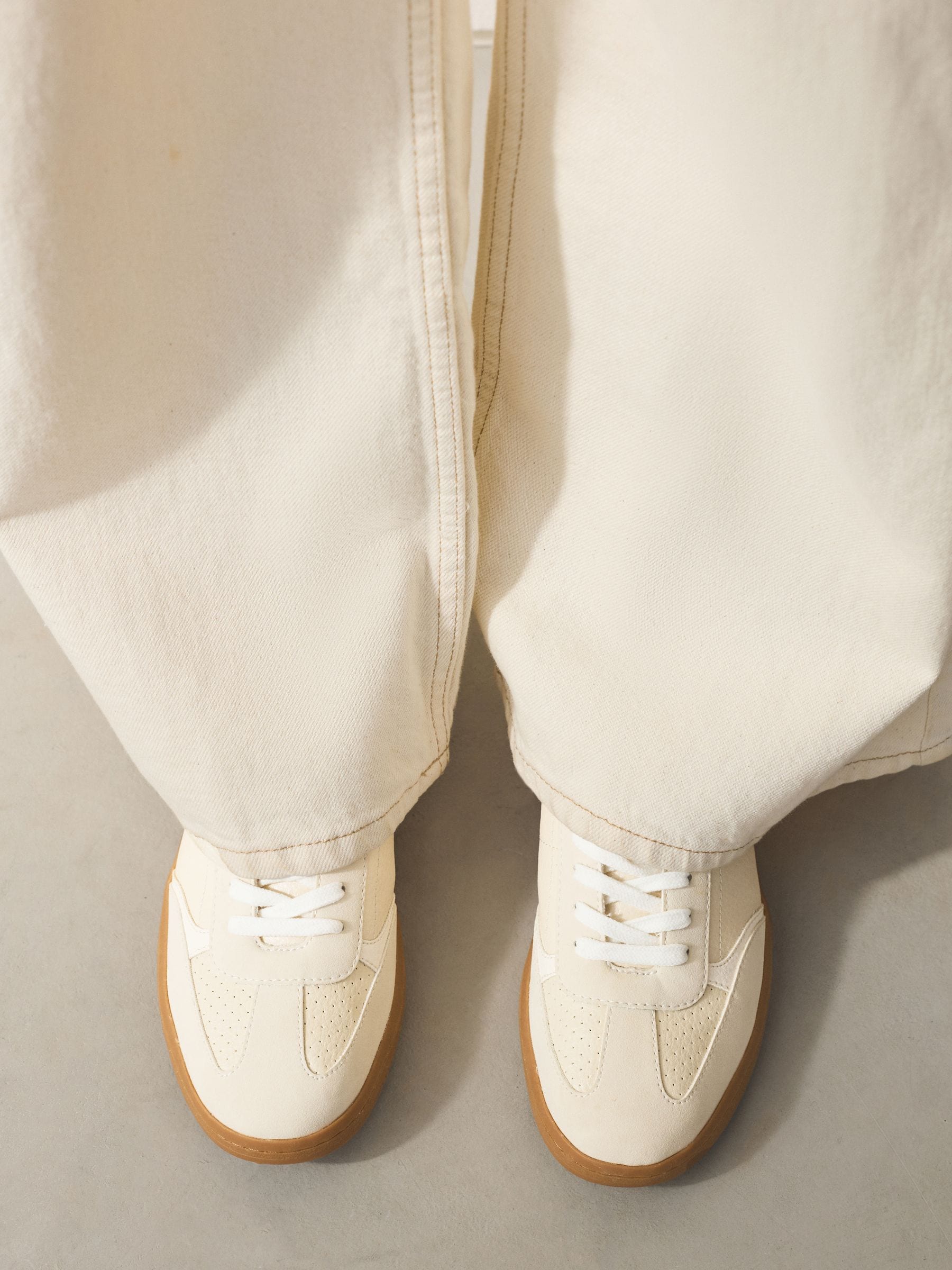 Neutral Forever Comfort® Lace-Up Trainers