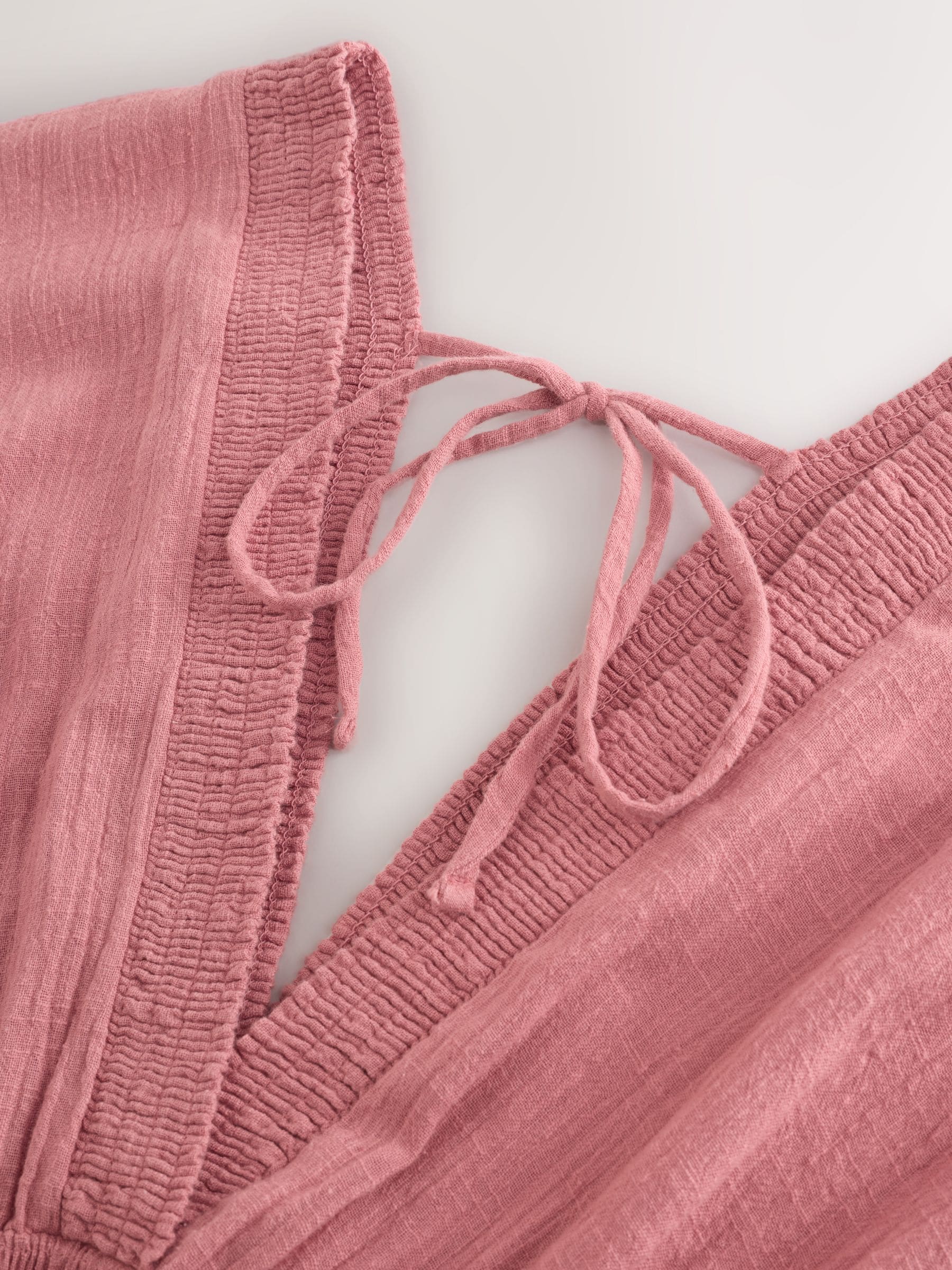 Pink Sleeved Wide Leg Jumpsuit