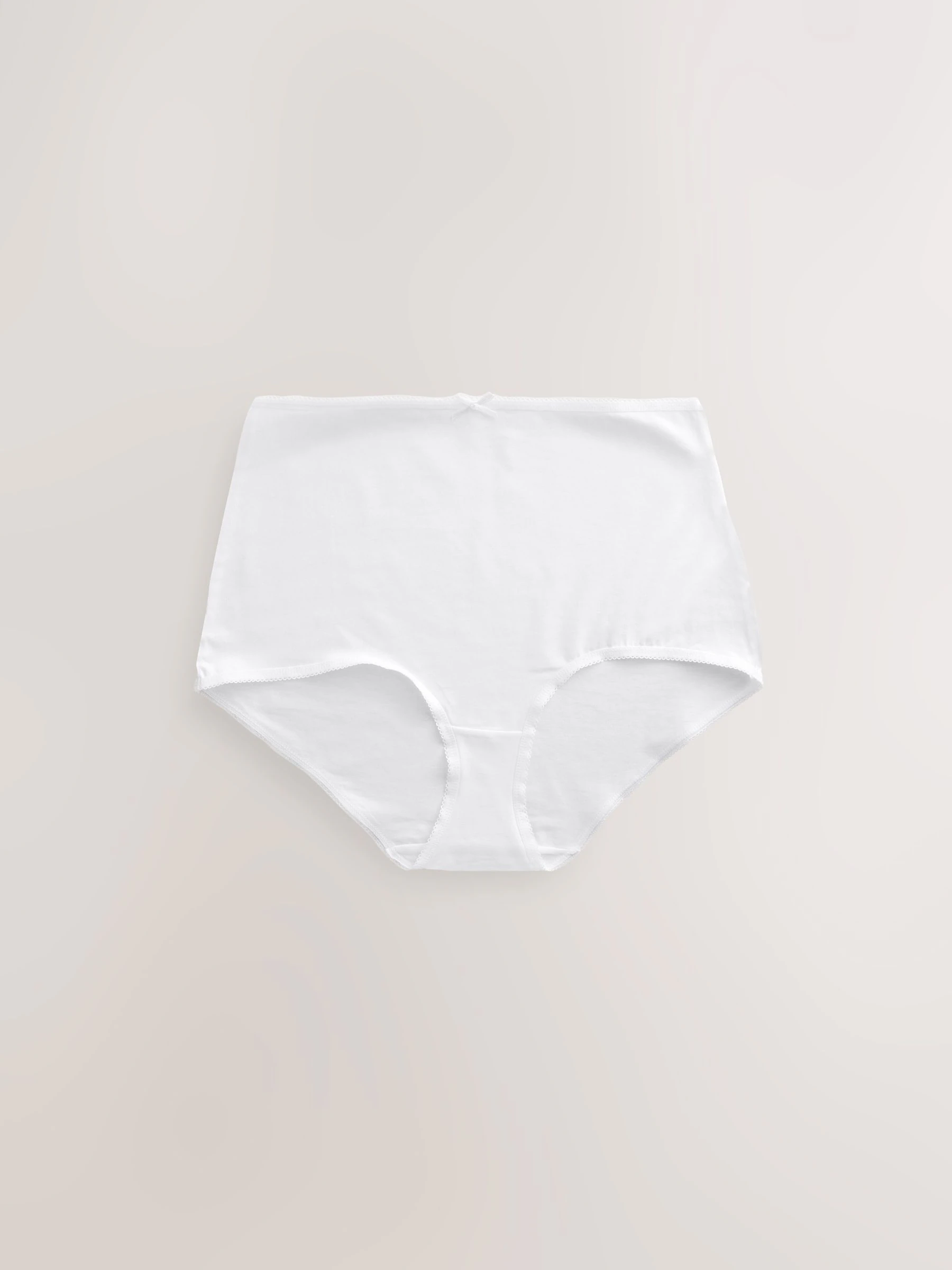 Black / Pastel Rose Nude / White Full Brief Cotton Rich Knickers 7 Pack