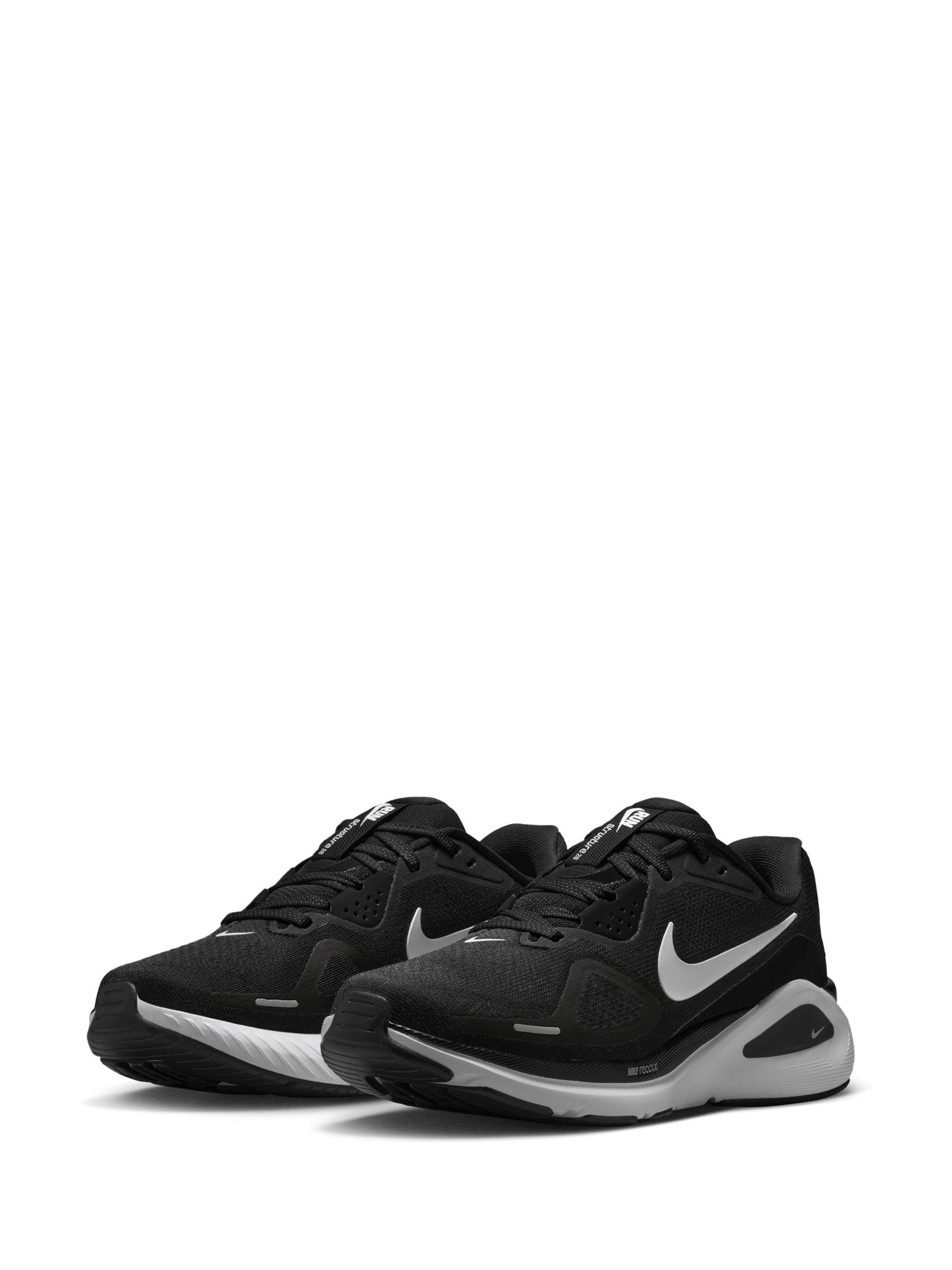 Nike Black Grey Structure 26 Road Running Trainers
