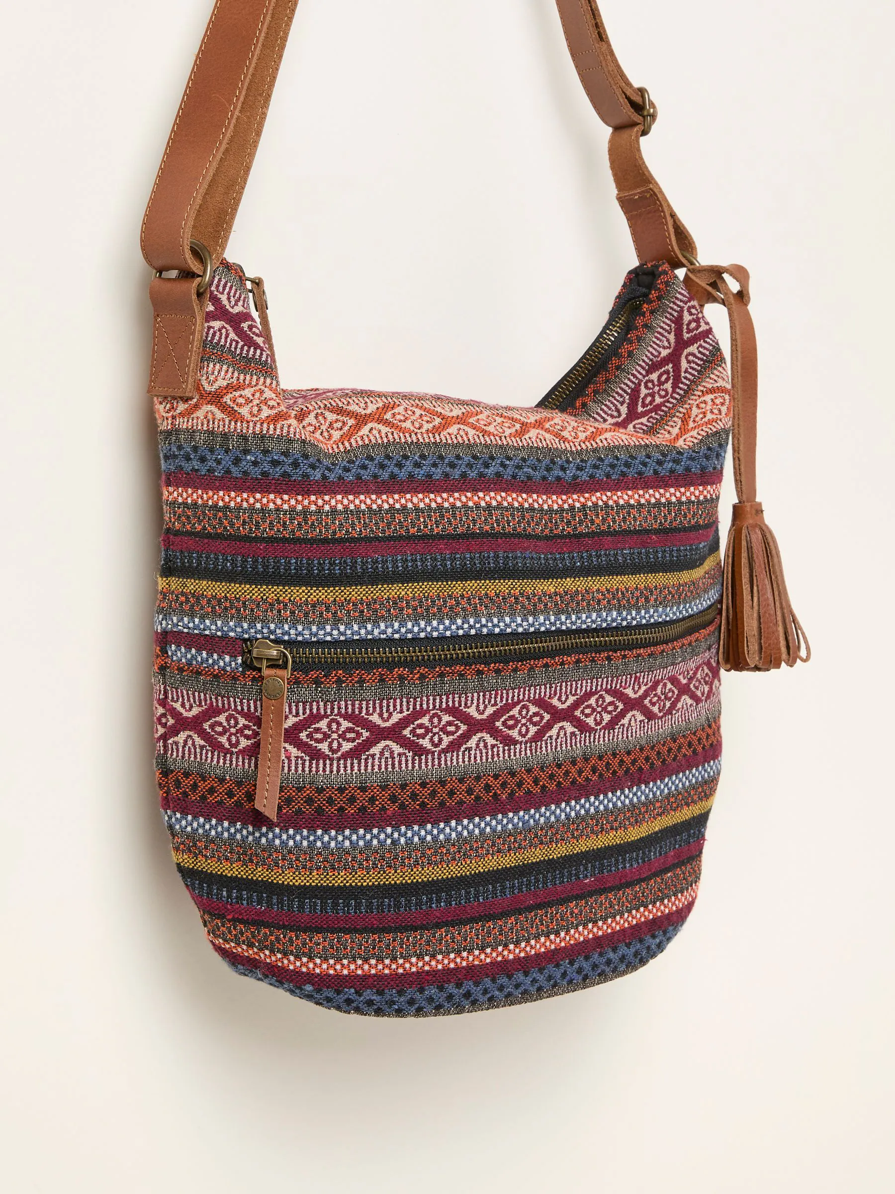 FatFace Evalie Multi Woven Crossbody Bag