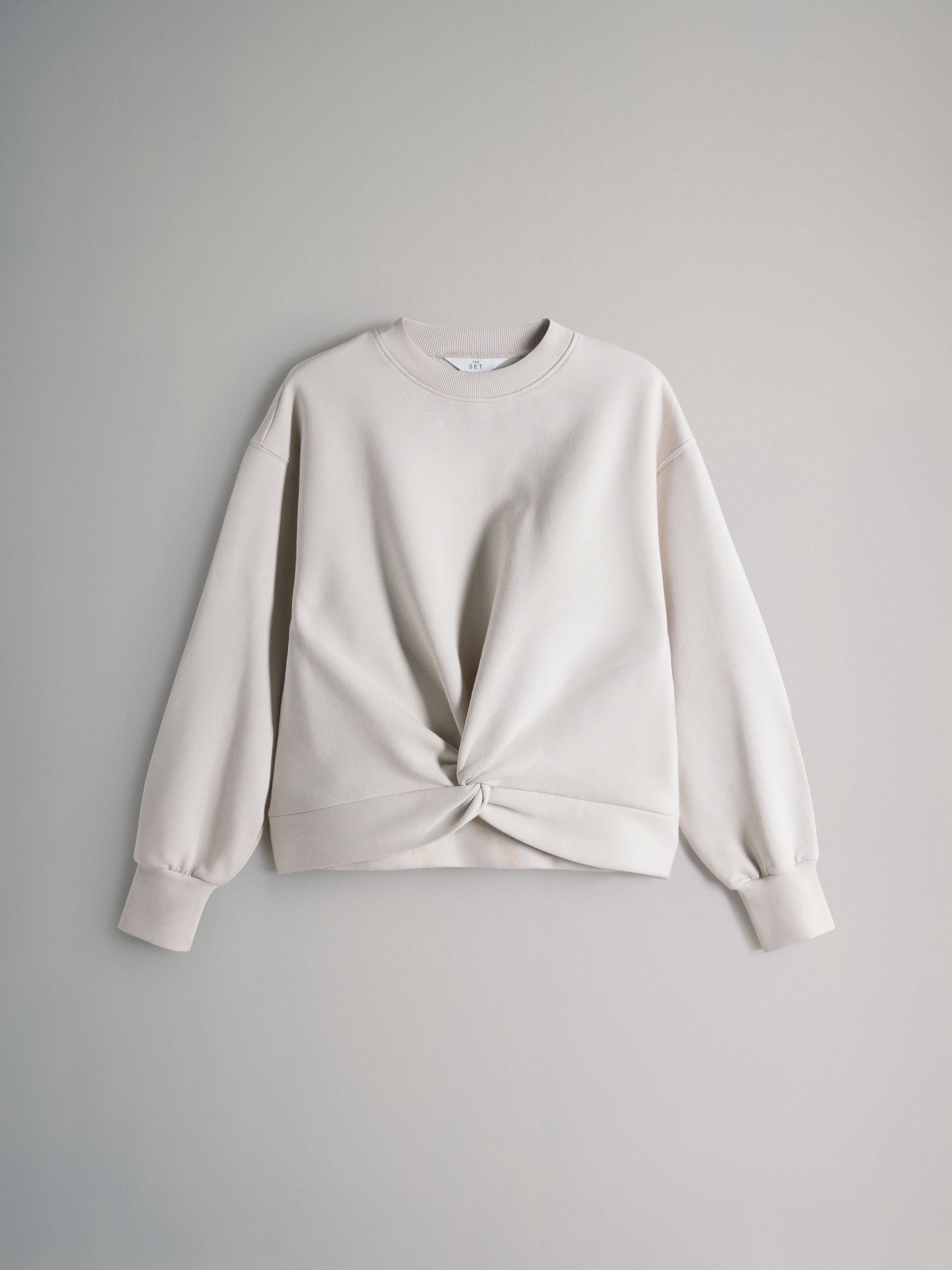 The Set 2 Pack Knot Front Sweatshirt Navy/Cream