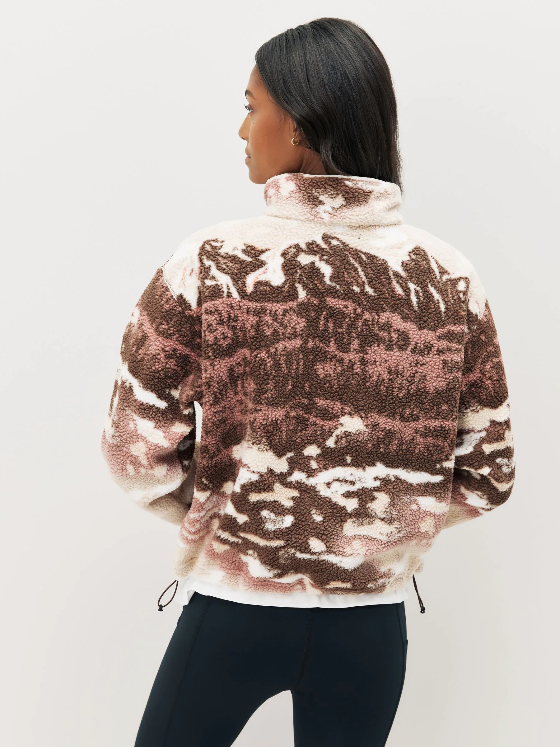 Columbia Helvetia™ II Printed Cropped Half Snap Fleece