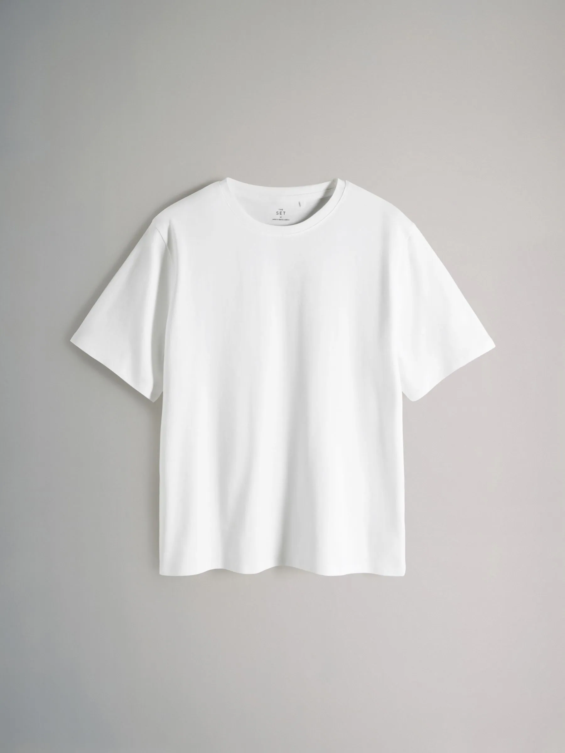 The Set 7 Pack Short Sleeve T-Shirts Black/Chocolate Brown/Neutrals/White