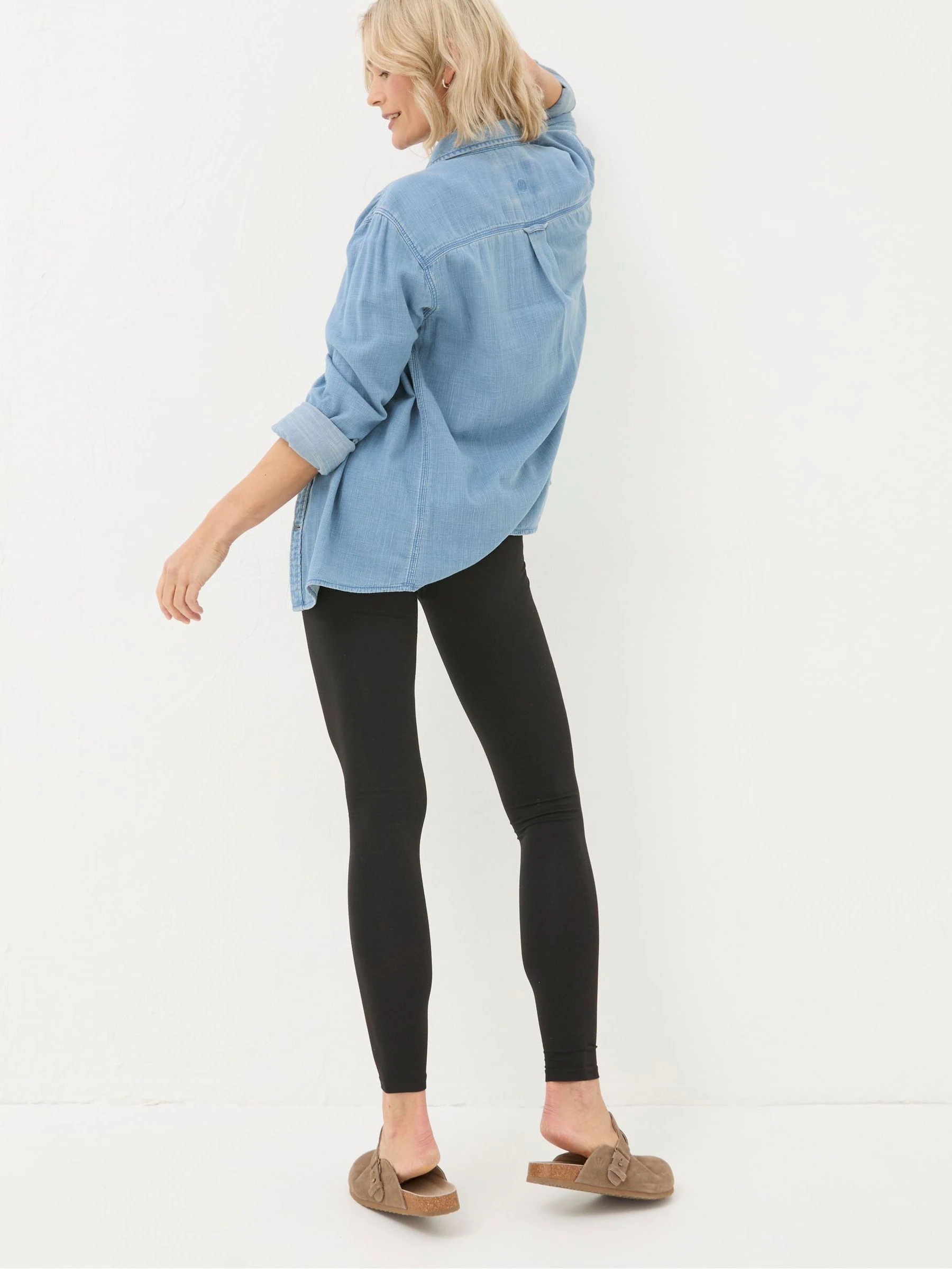 FatFace Meribel Black Full Length Leggings