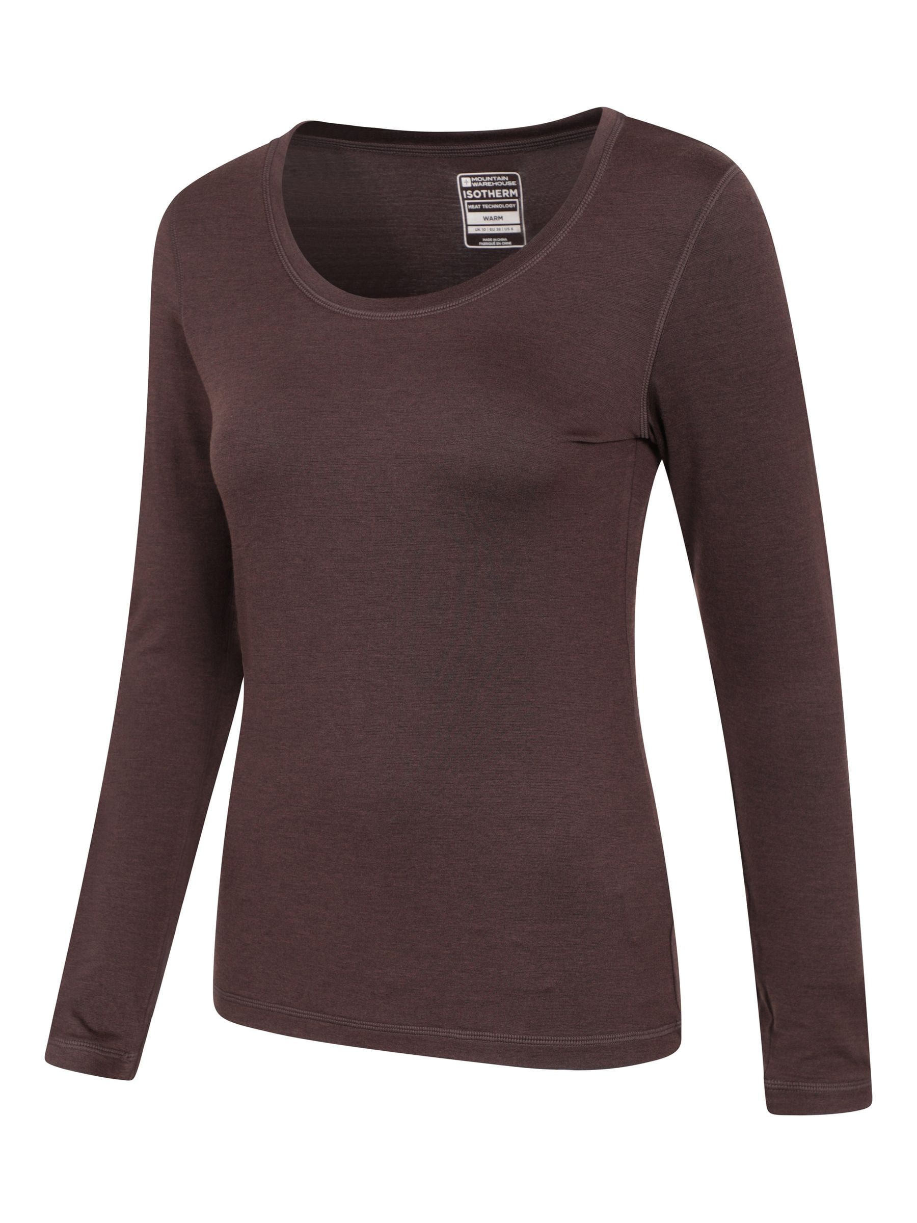 Mountain Warehouse Brown Keep The Heat Quick Drying Thermal Top
