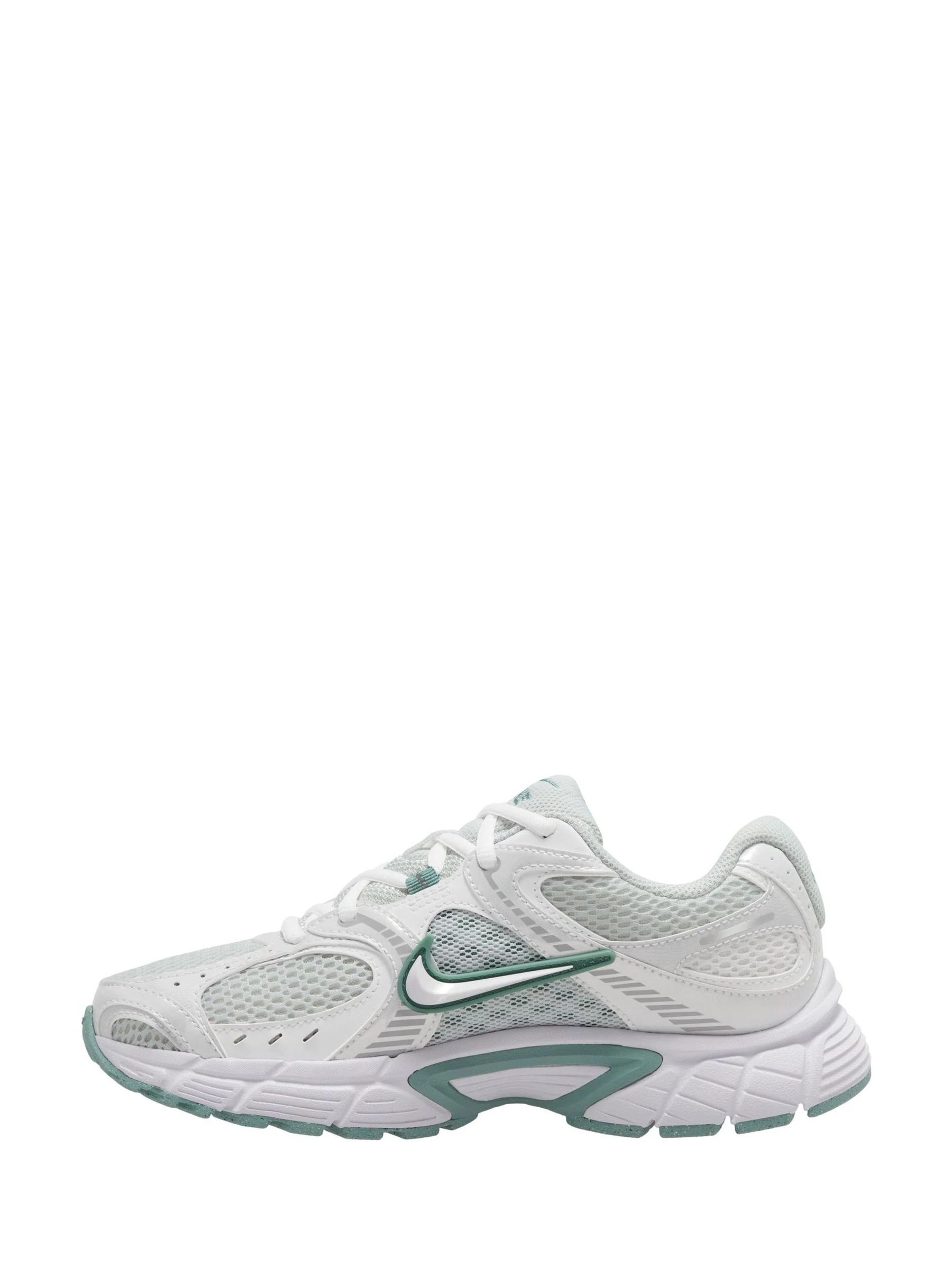 Nike White/Blue Vomero V5 Runner Trainers