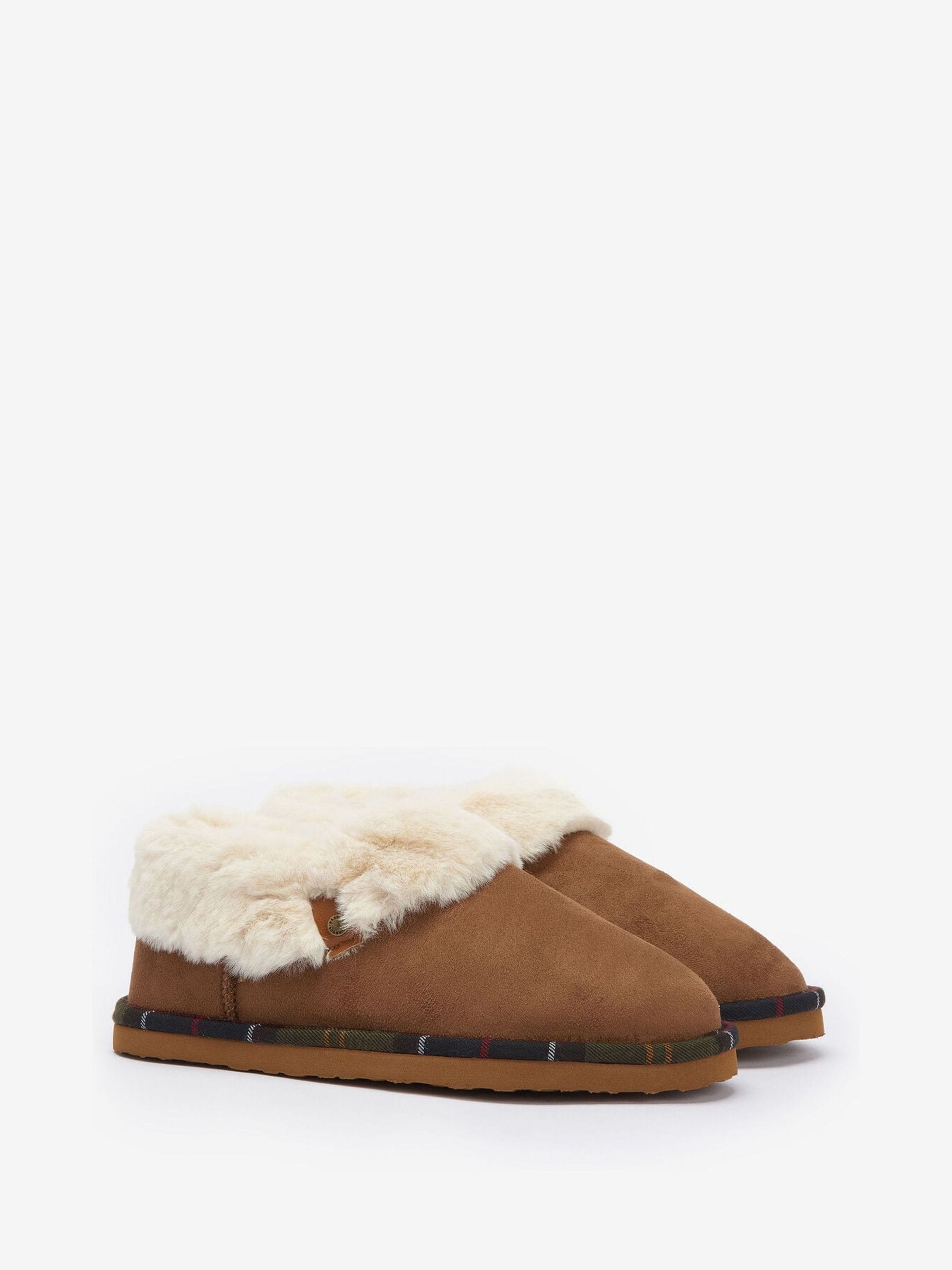 Barbour® Brown Eloise Bootie Slippers