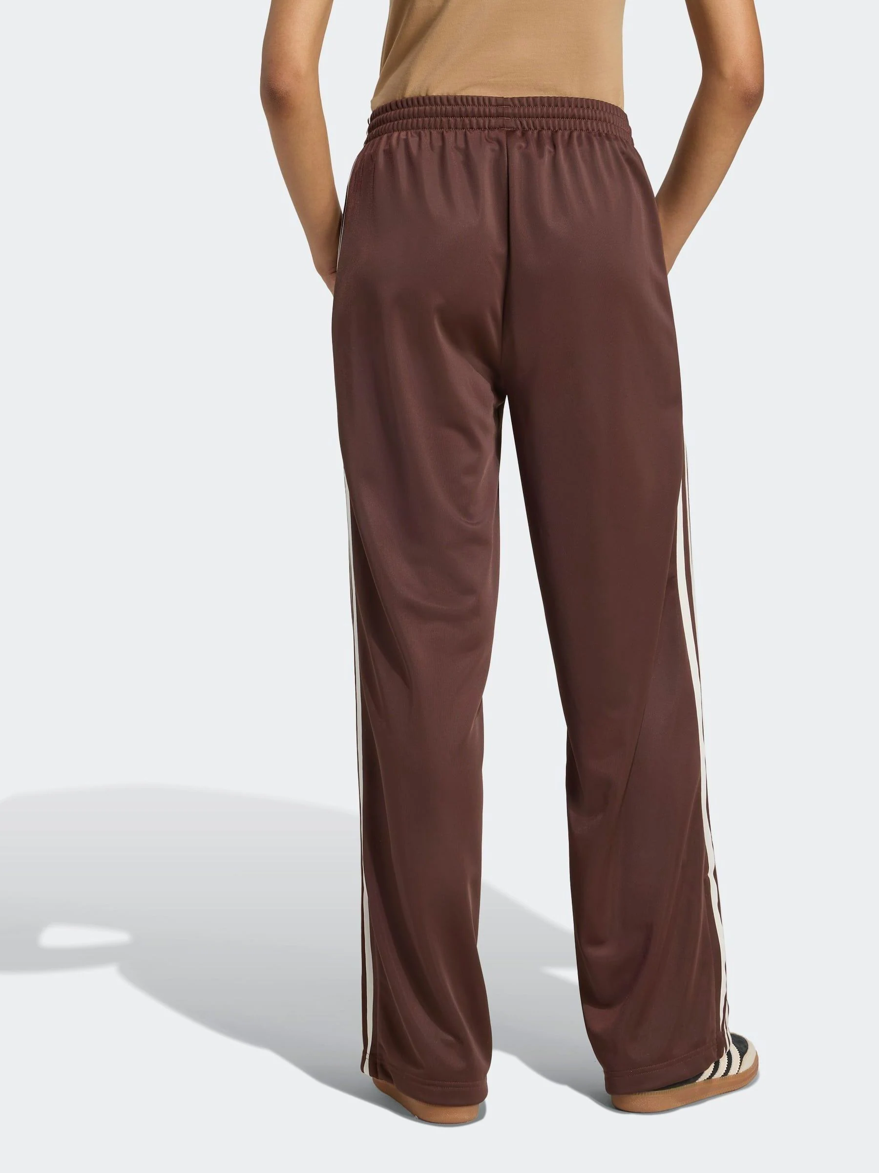 adidas Originals Brown/White Firebird Loose Track Pant Trousers