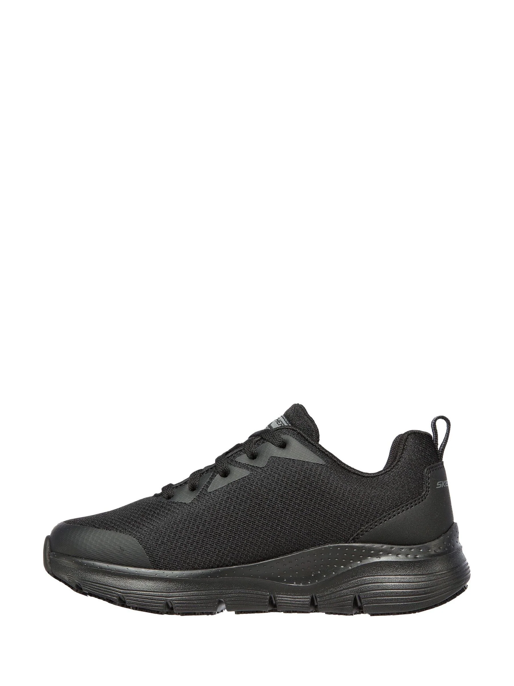 Skechers Black Womens Work Arch Fit Slip Resistant Trainers