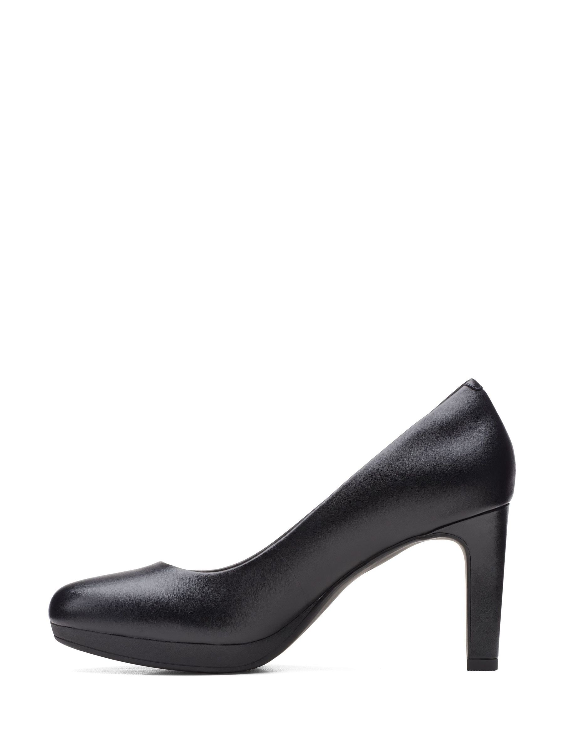 Clarks Black Leather Ambyr Joy Shoes