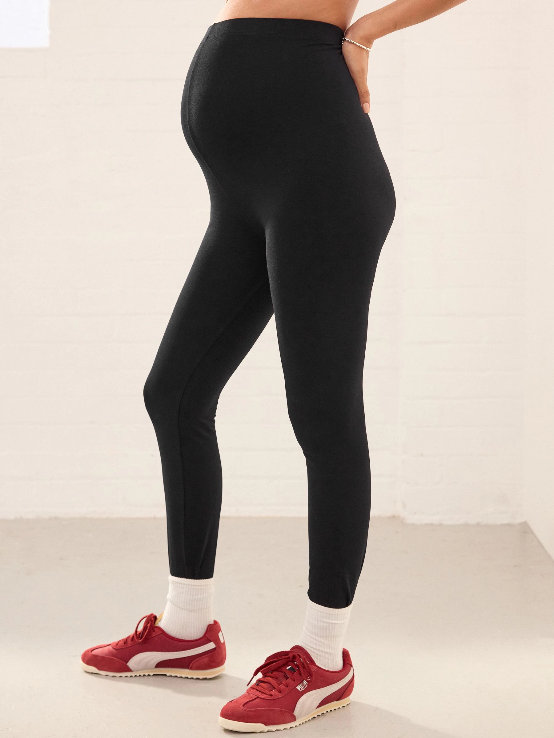 Black Maternity Leggings 2 Pack