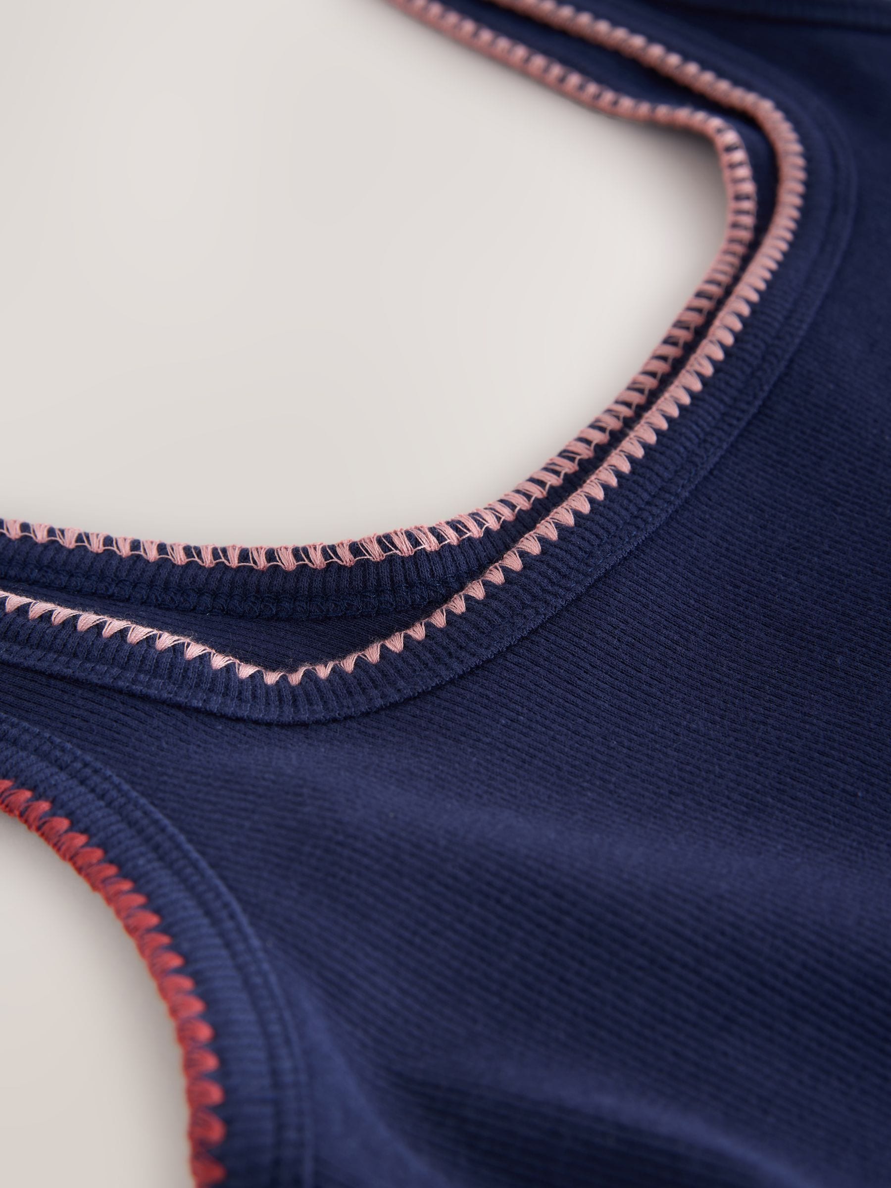 Pink/Cream Jersey Midi Summer Dress