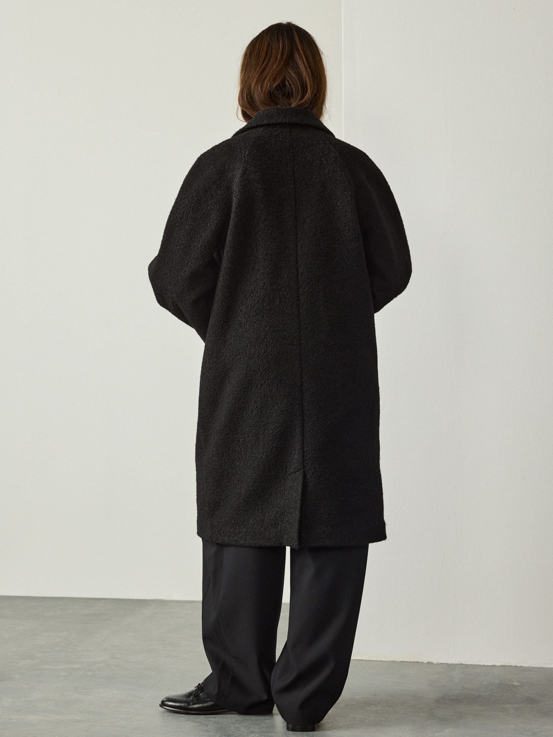 Black Revere Button Up Coatigan