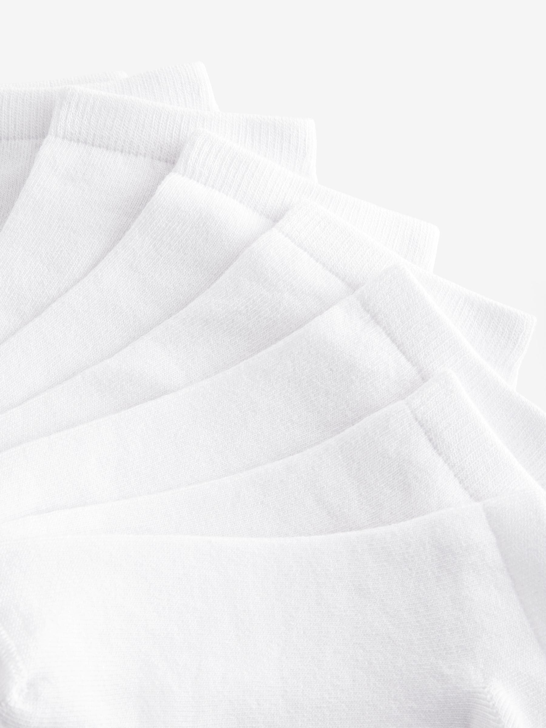 White Modal Trainer Socks 4 Pack