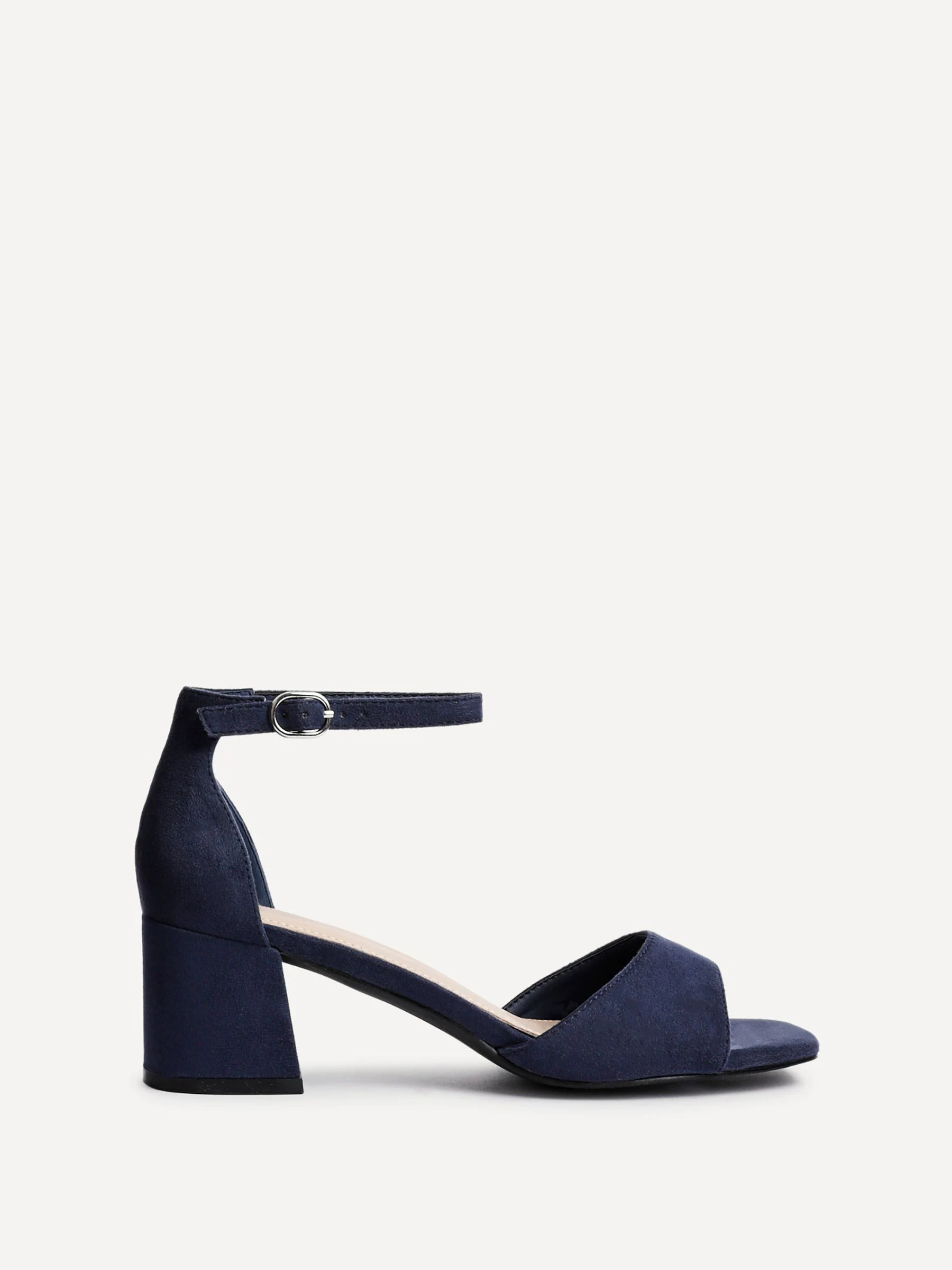 Linzi Blue Maddie Closed Back Open Toe Heeled Sandals
