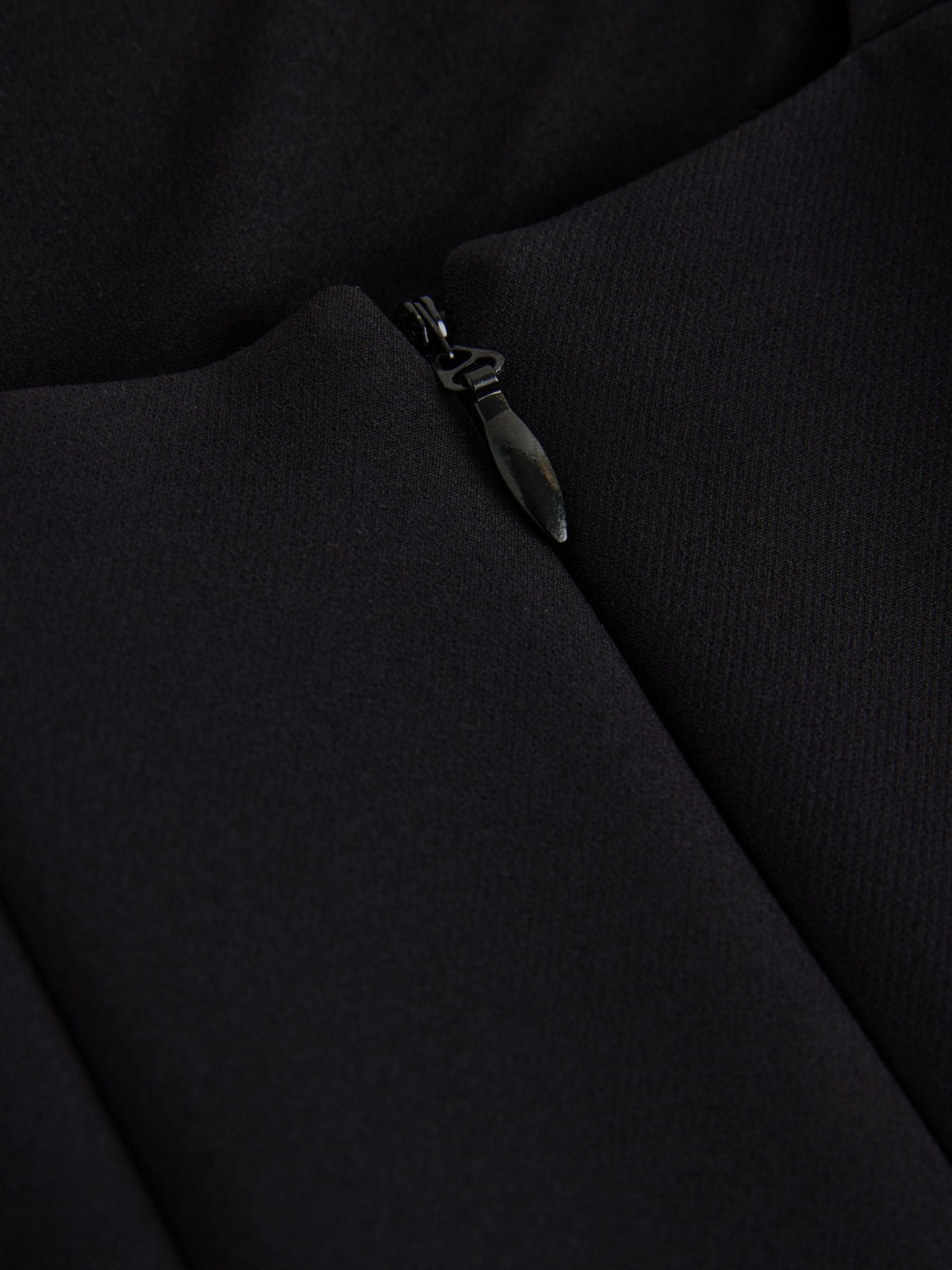 Black Occasion Cinched Waist Maxi Dress