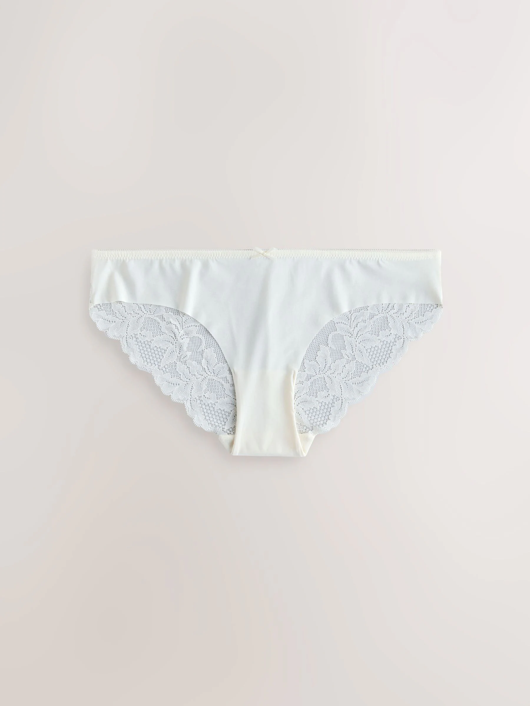 Sage Green Brazilian No VPL Lace Back Briefs 5 Pack