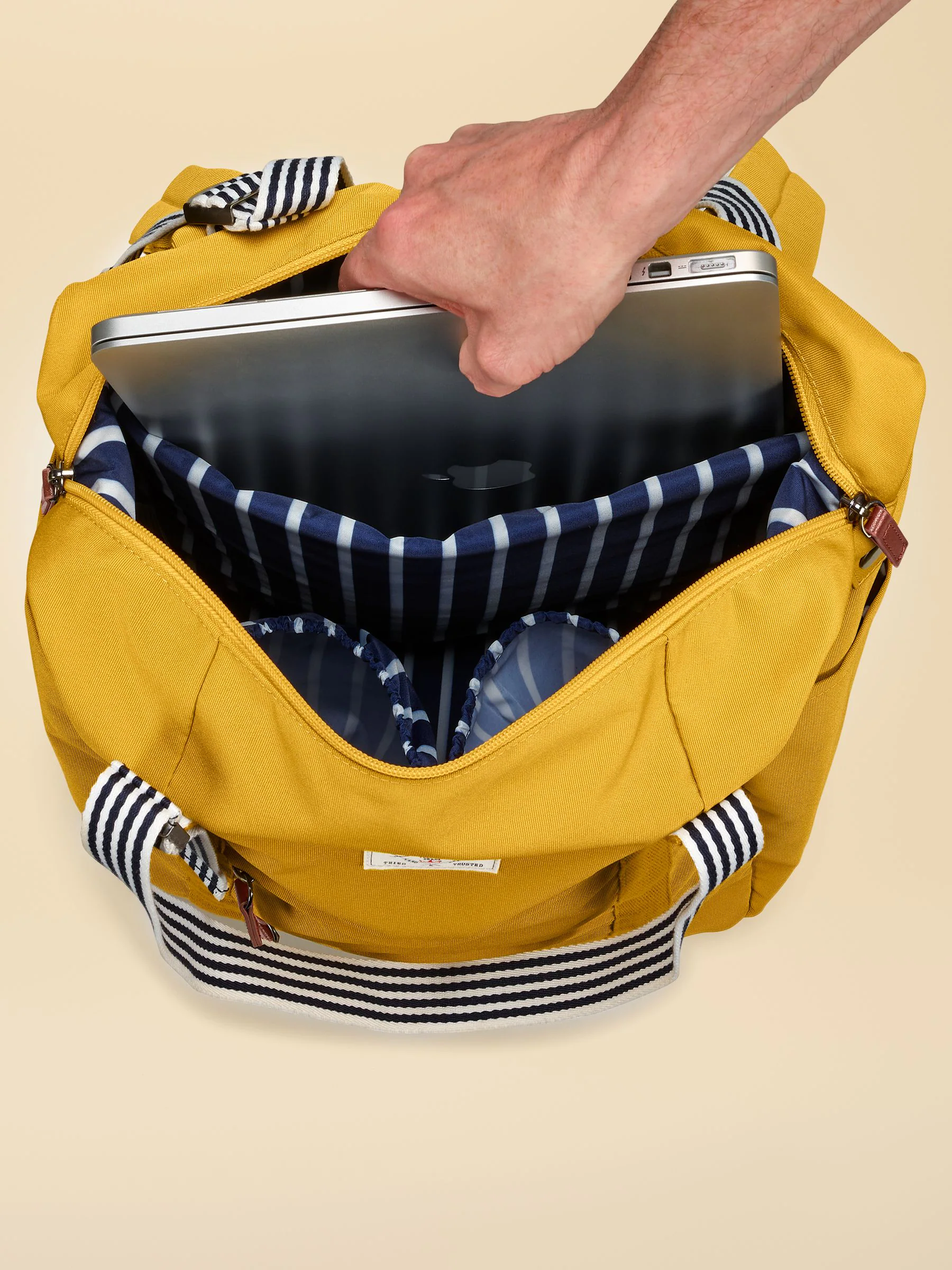 Joules Coast Yellow Tote Backpack