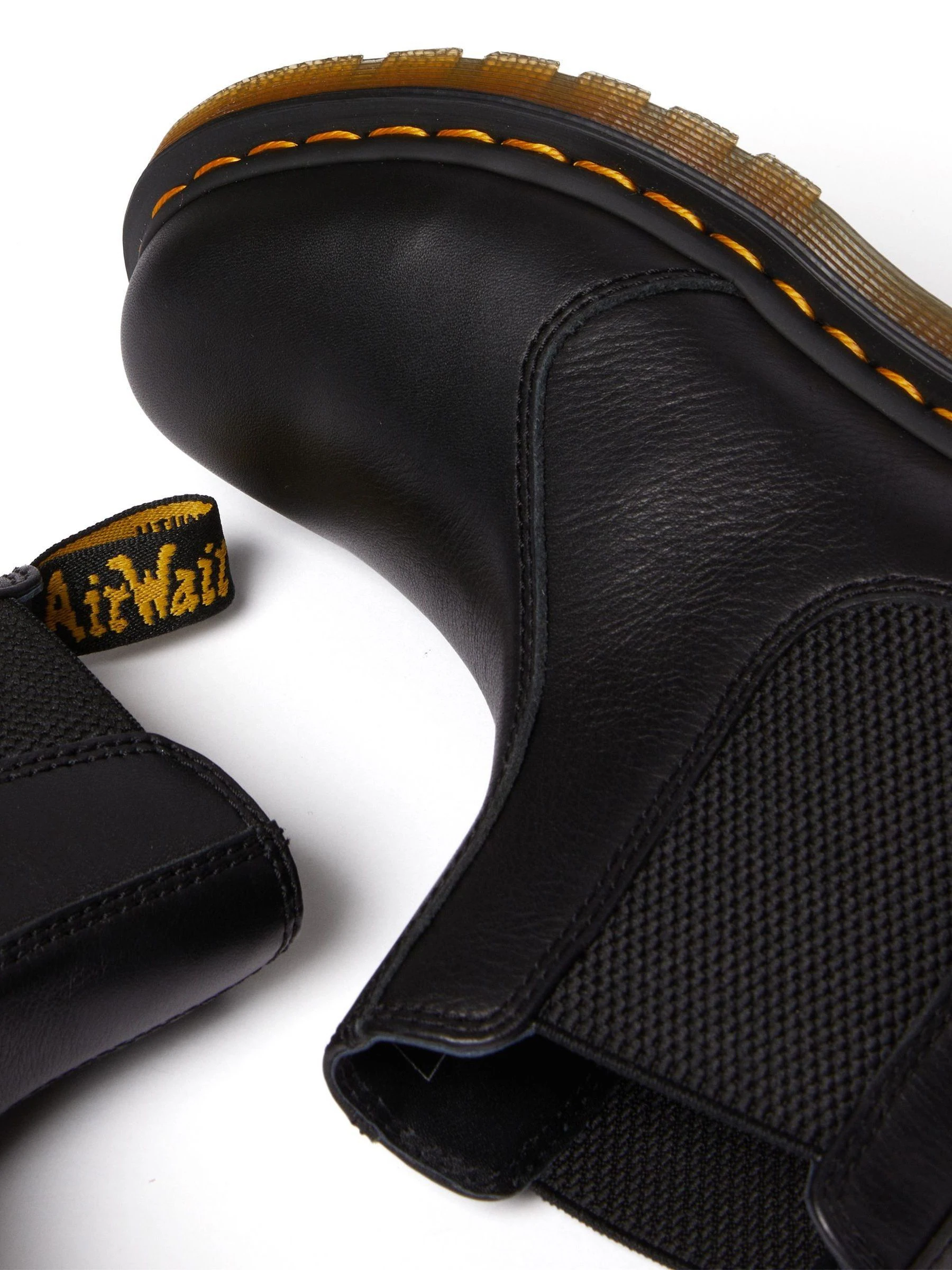 Dr. Martens Black 2976 Virginia Chelsea Leather Boots