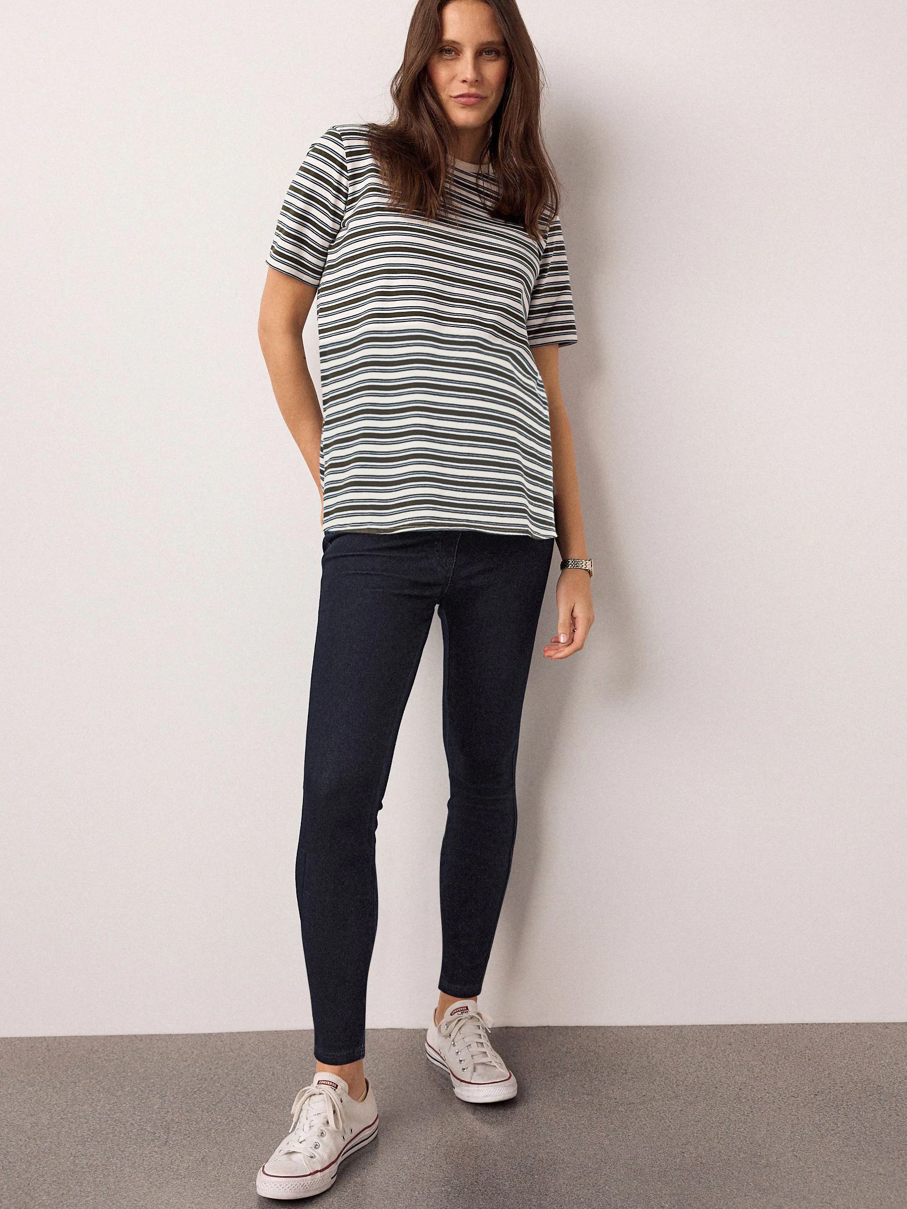 Blue/Black Maternity Denim Jeggings 2 Pack