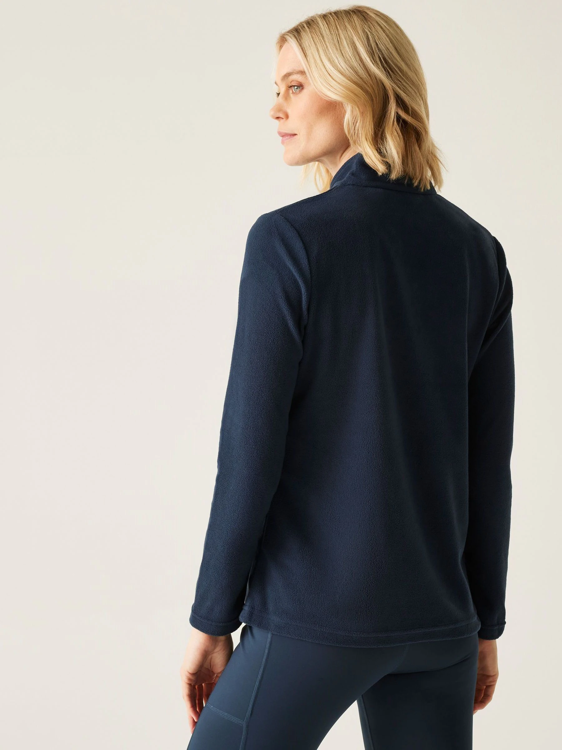 Regatta Navy Sweethart Zip Neck Fleece