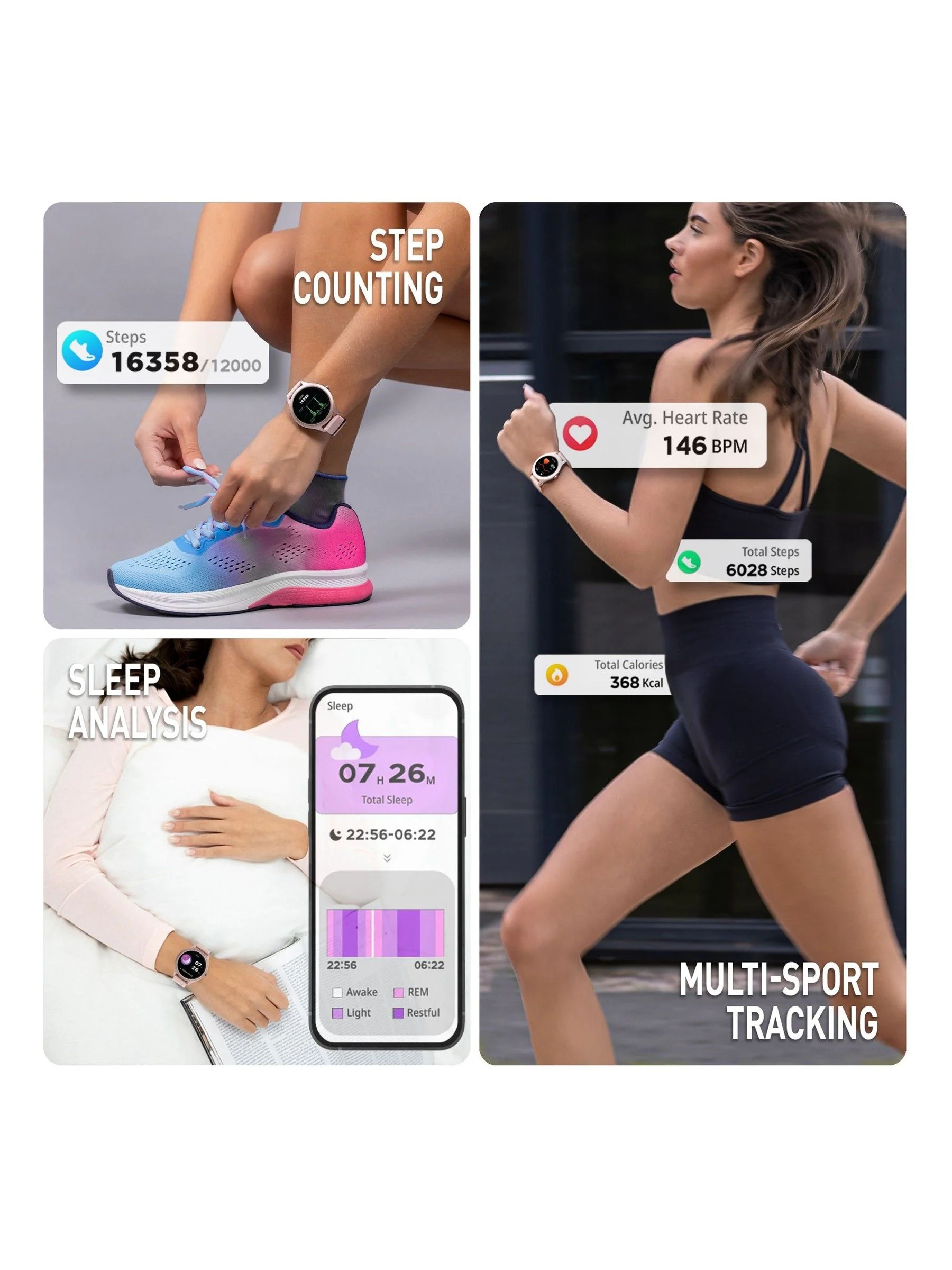 Reflex Active Spectra AMOLED Calling Smart Strap Watch