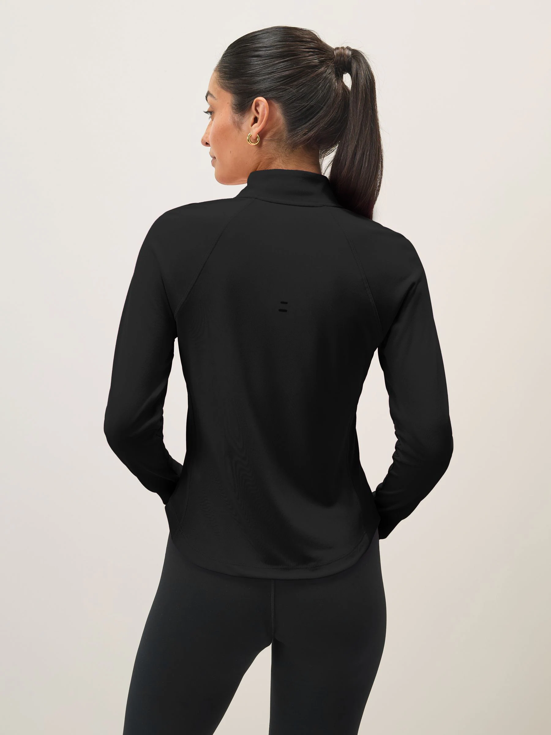 Nike Black Tempo Dri-FIT 1/2-Zip Running Top