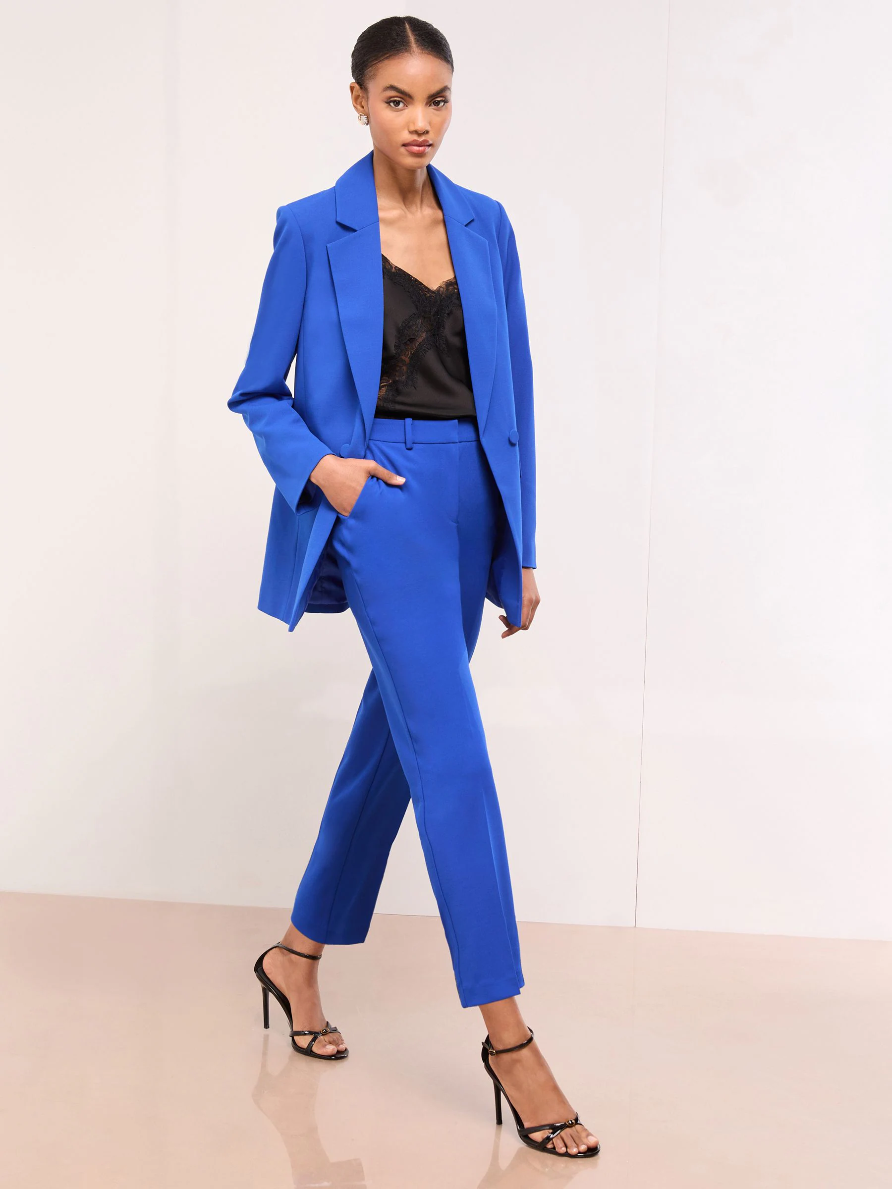 Lipsy Cobalt Blue Tailored Tapered Trousers