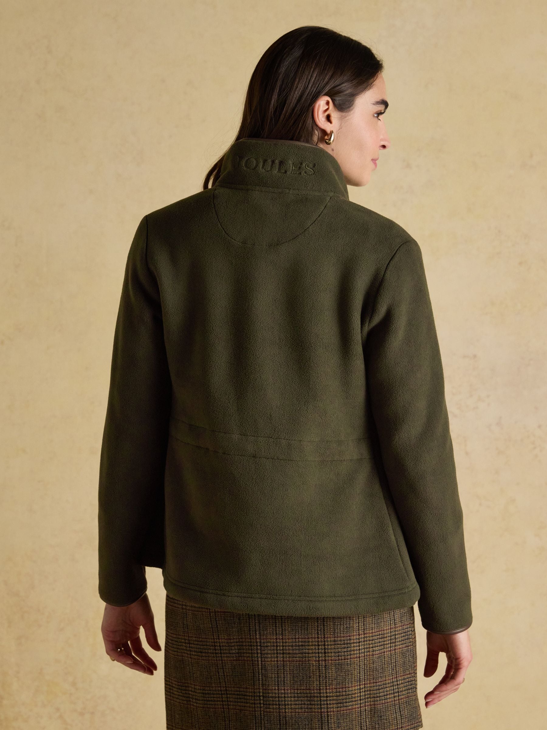 Joules Heritage Green Zip Through Fleece