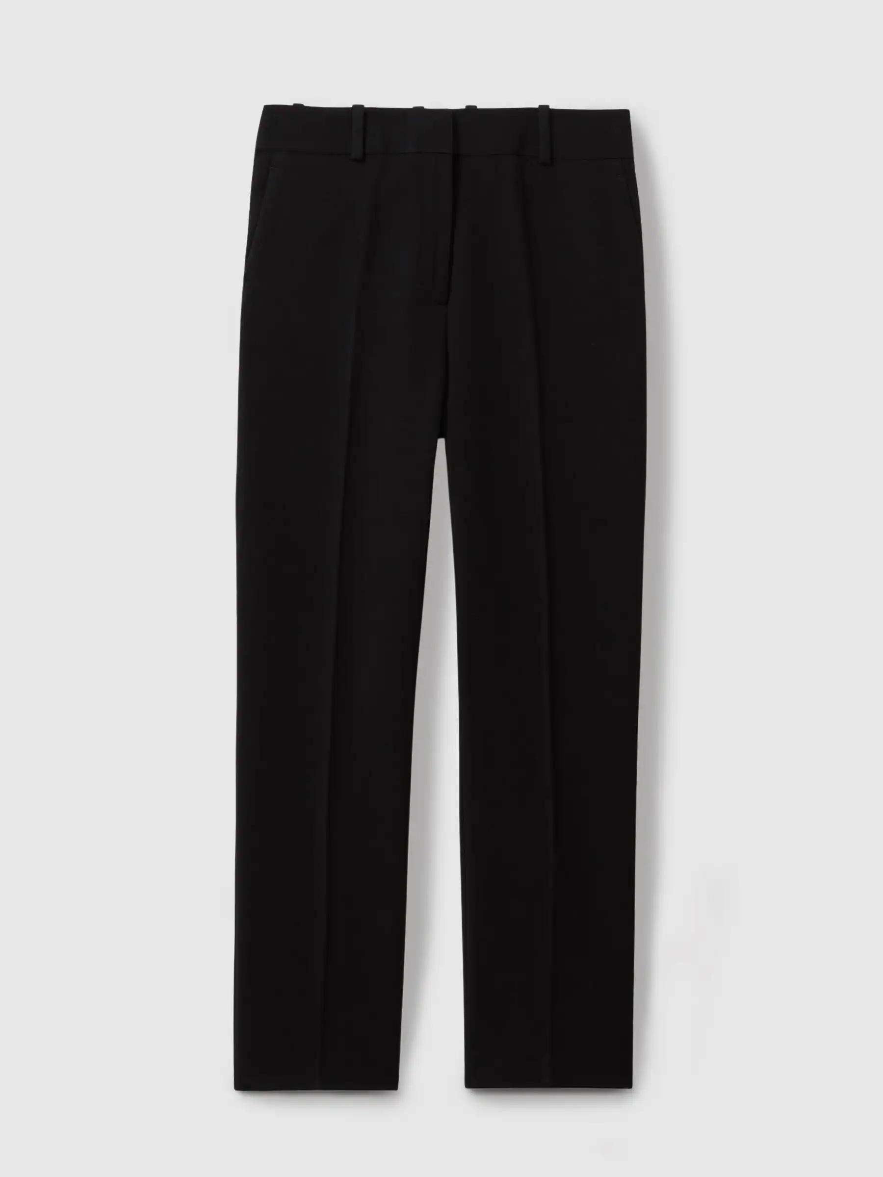 Reiss Black Gabi Petite Slim-Fit Suit Trousers