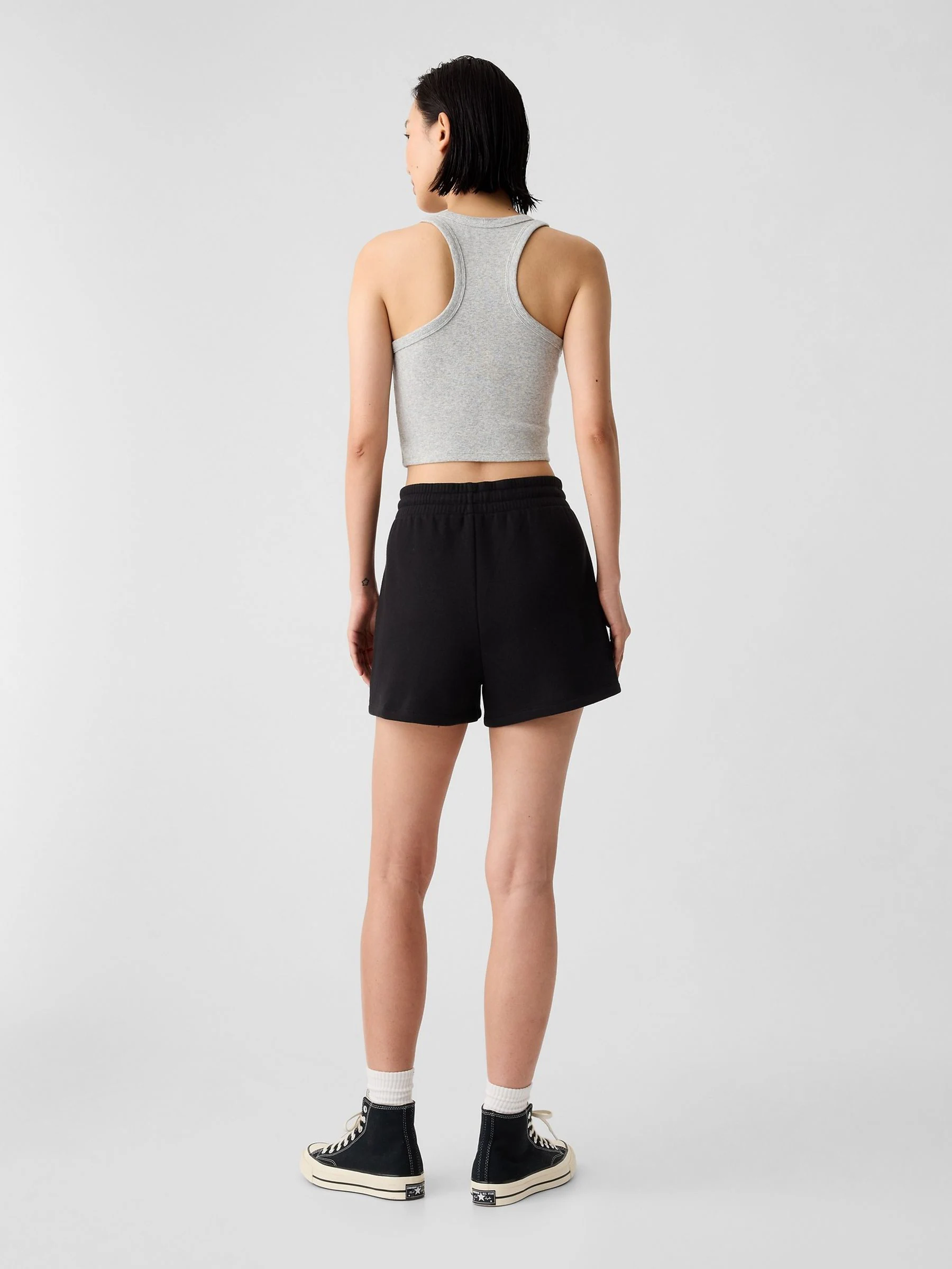 Gap Black Logo Pull On Shorts