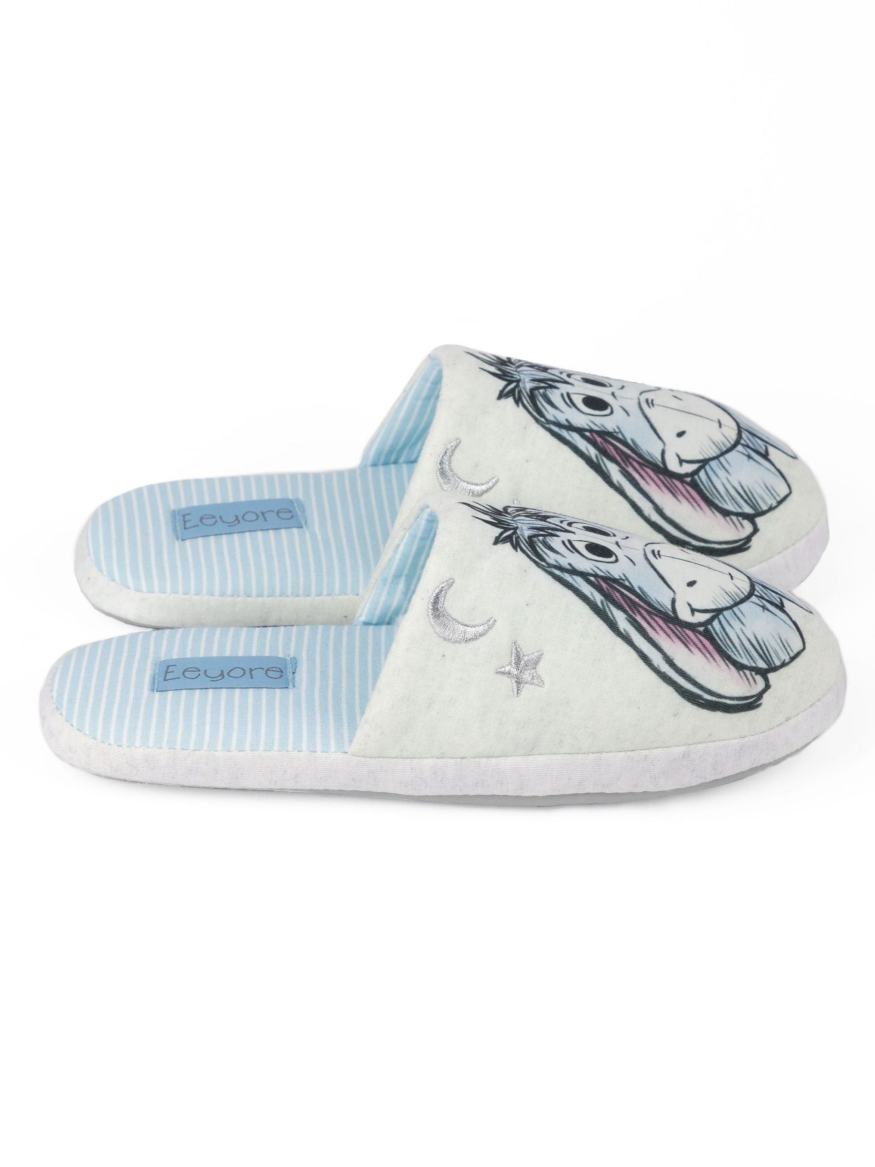 Vanilla Underground White Eeyore Womens Winter Mule Slippers