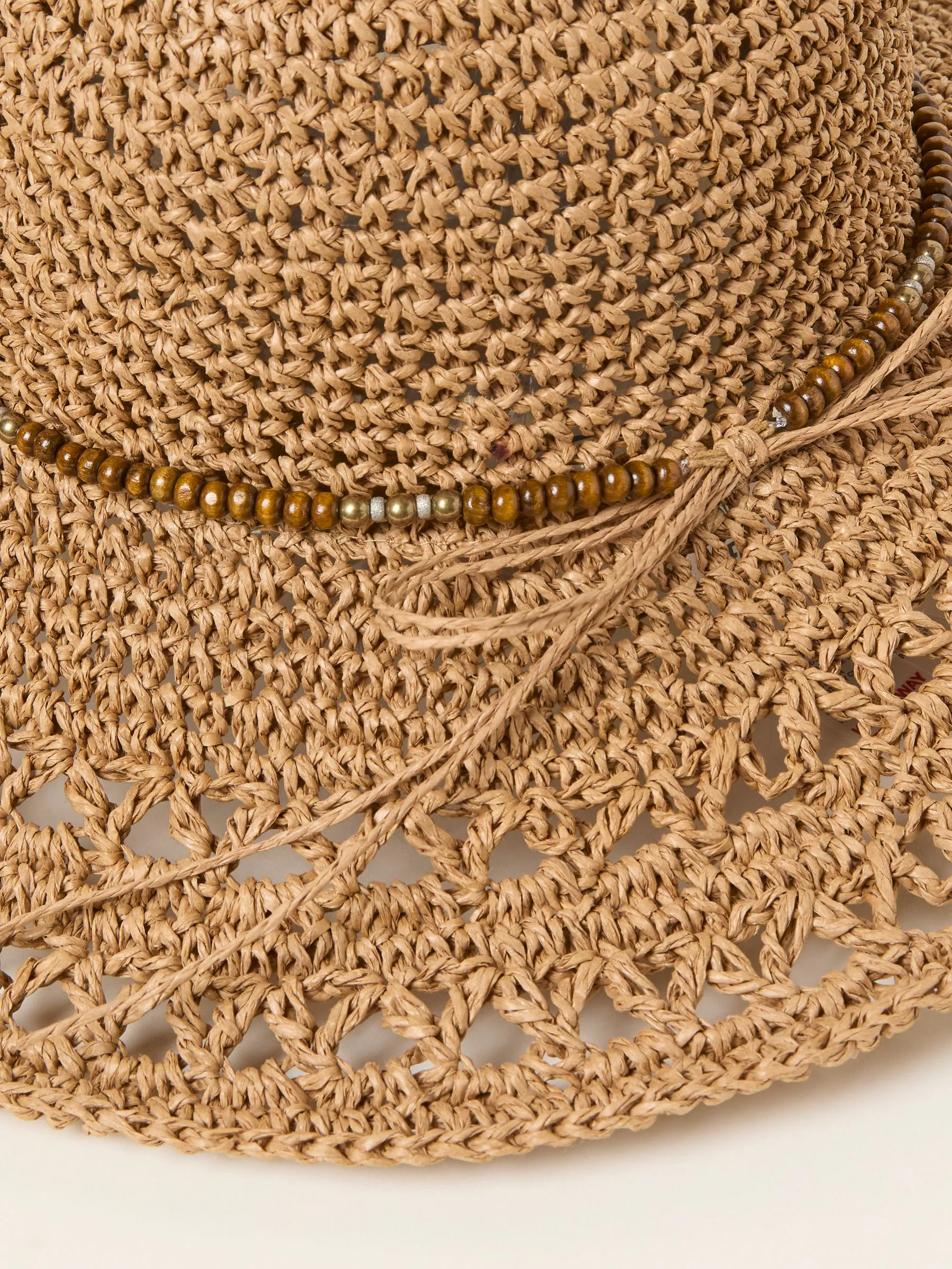 FatFace Natural Floppy Straw Sun Hat