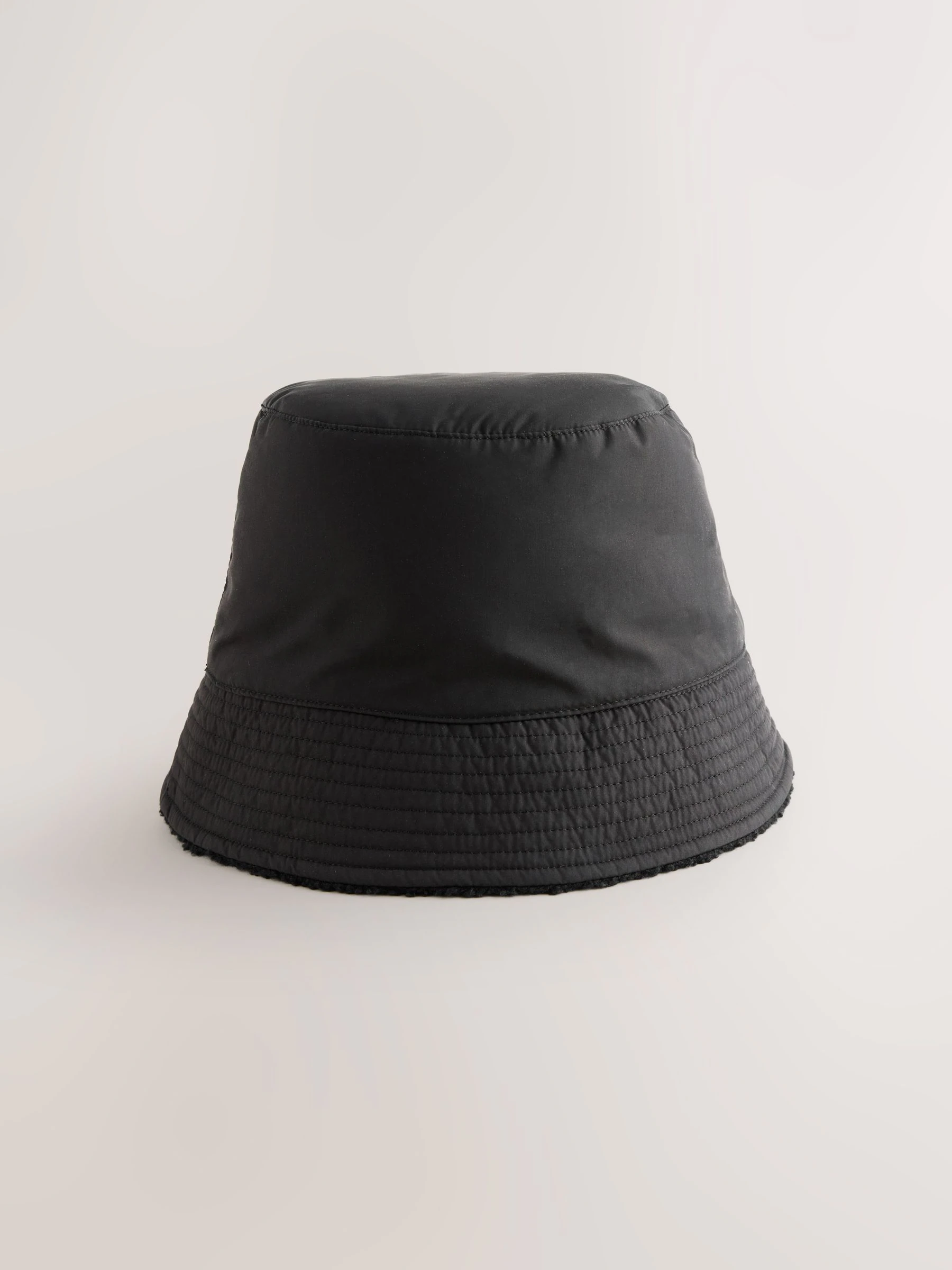 Black Borg/Nylon Reversible Bucket Hat
