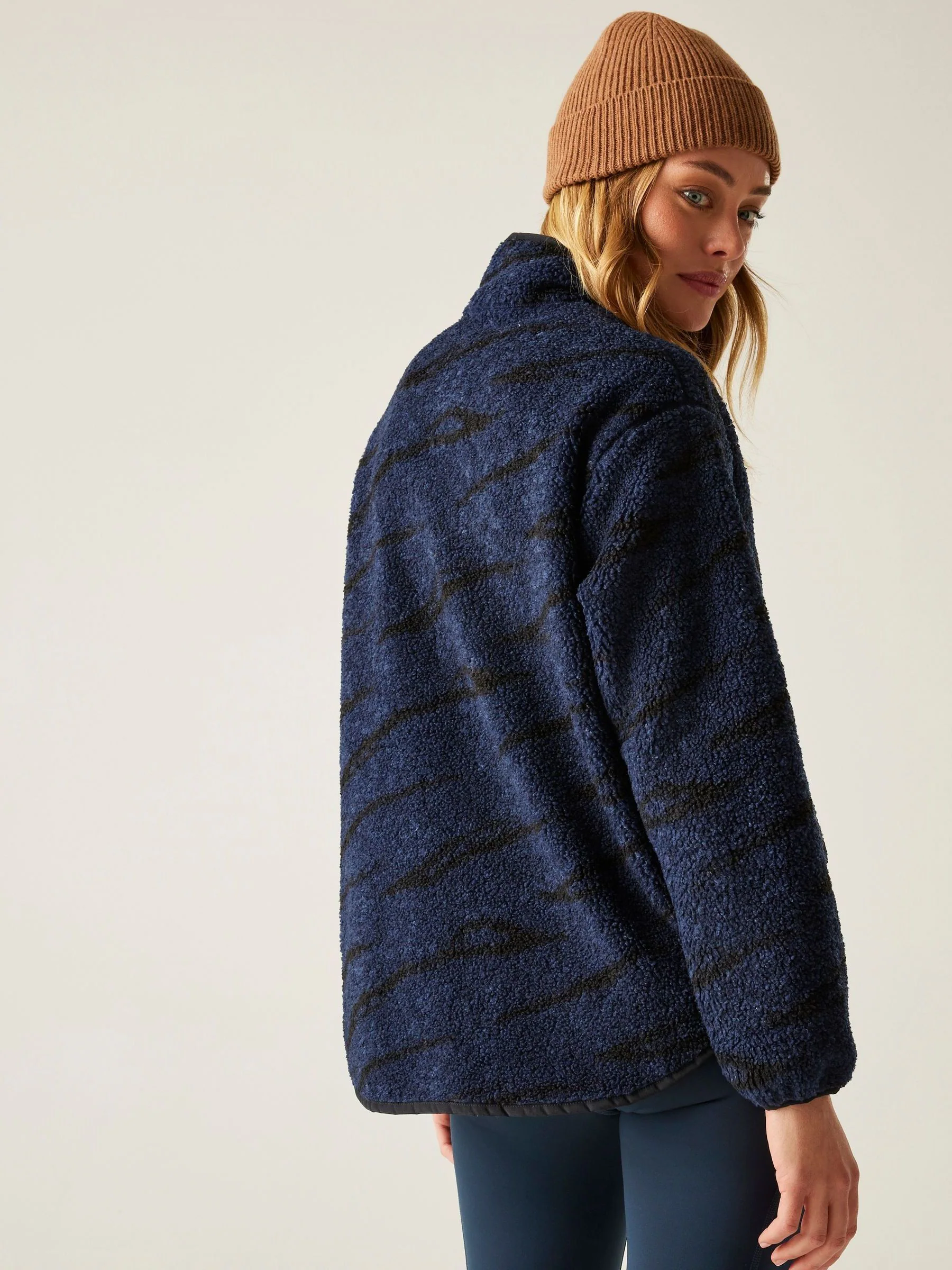 Regatta Blue Frankie Borg Half Zip Fleece