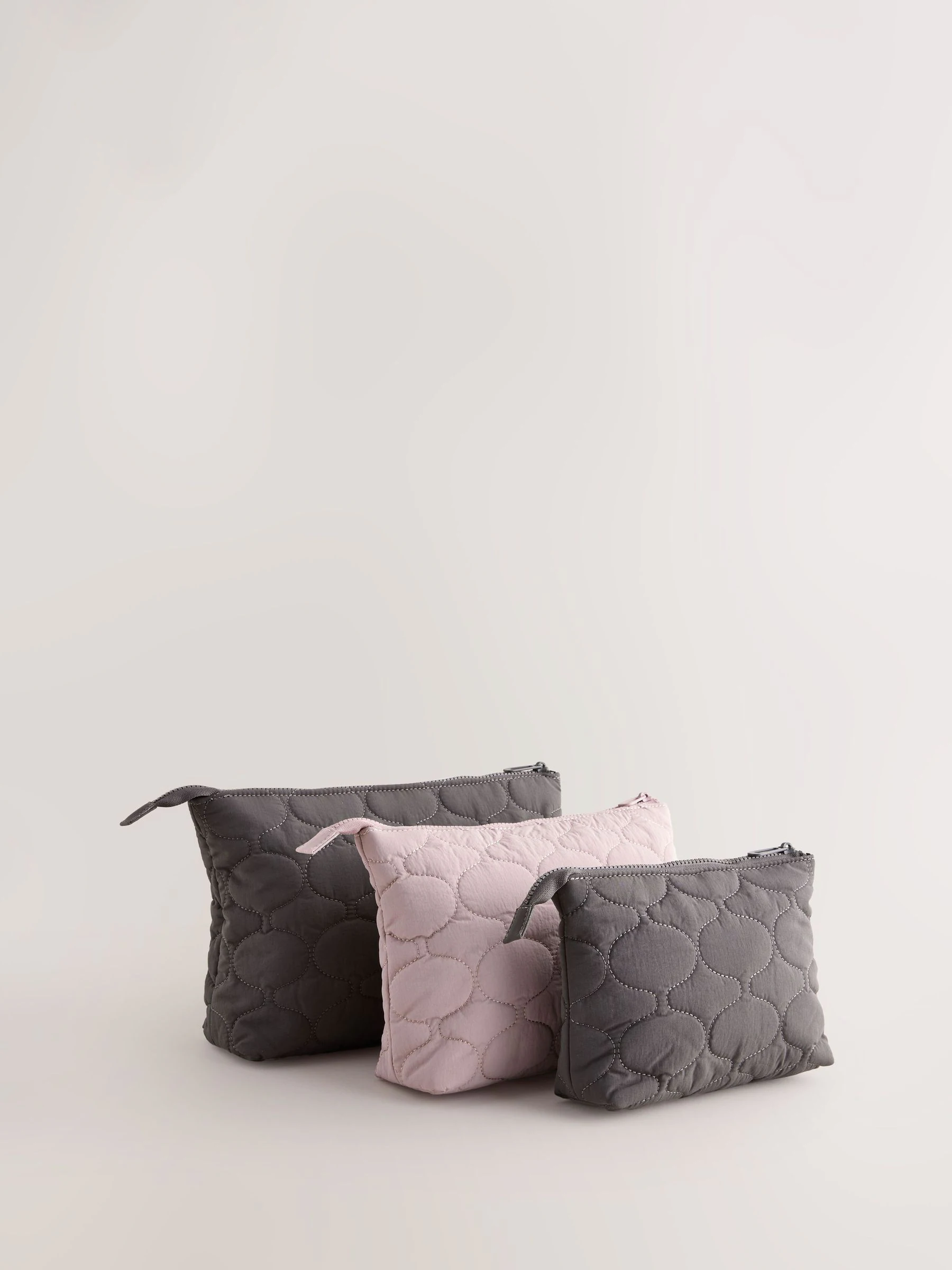 self. Grey Pouch Set 3 Pack