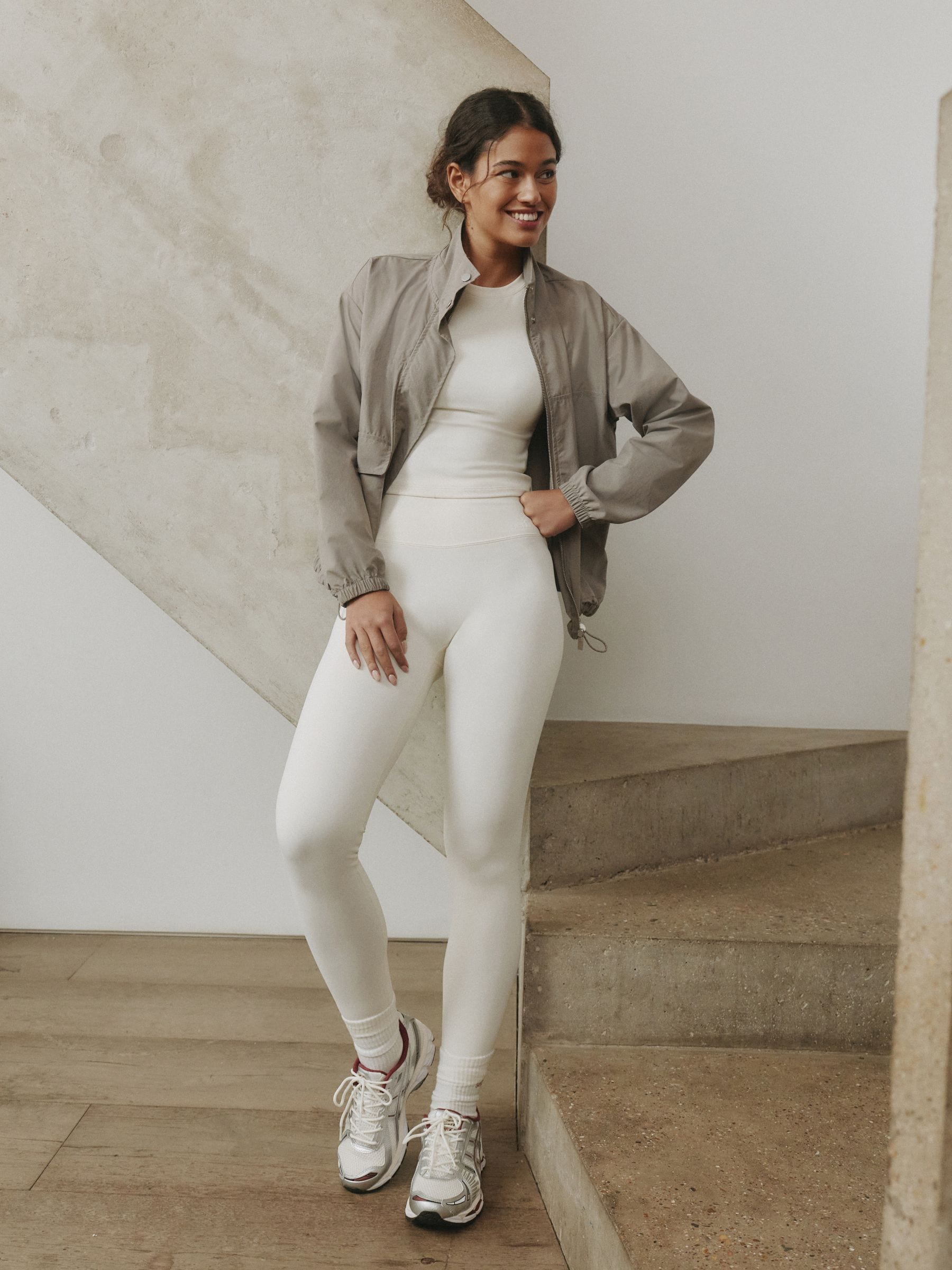 self. Nylon Grey Jacket