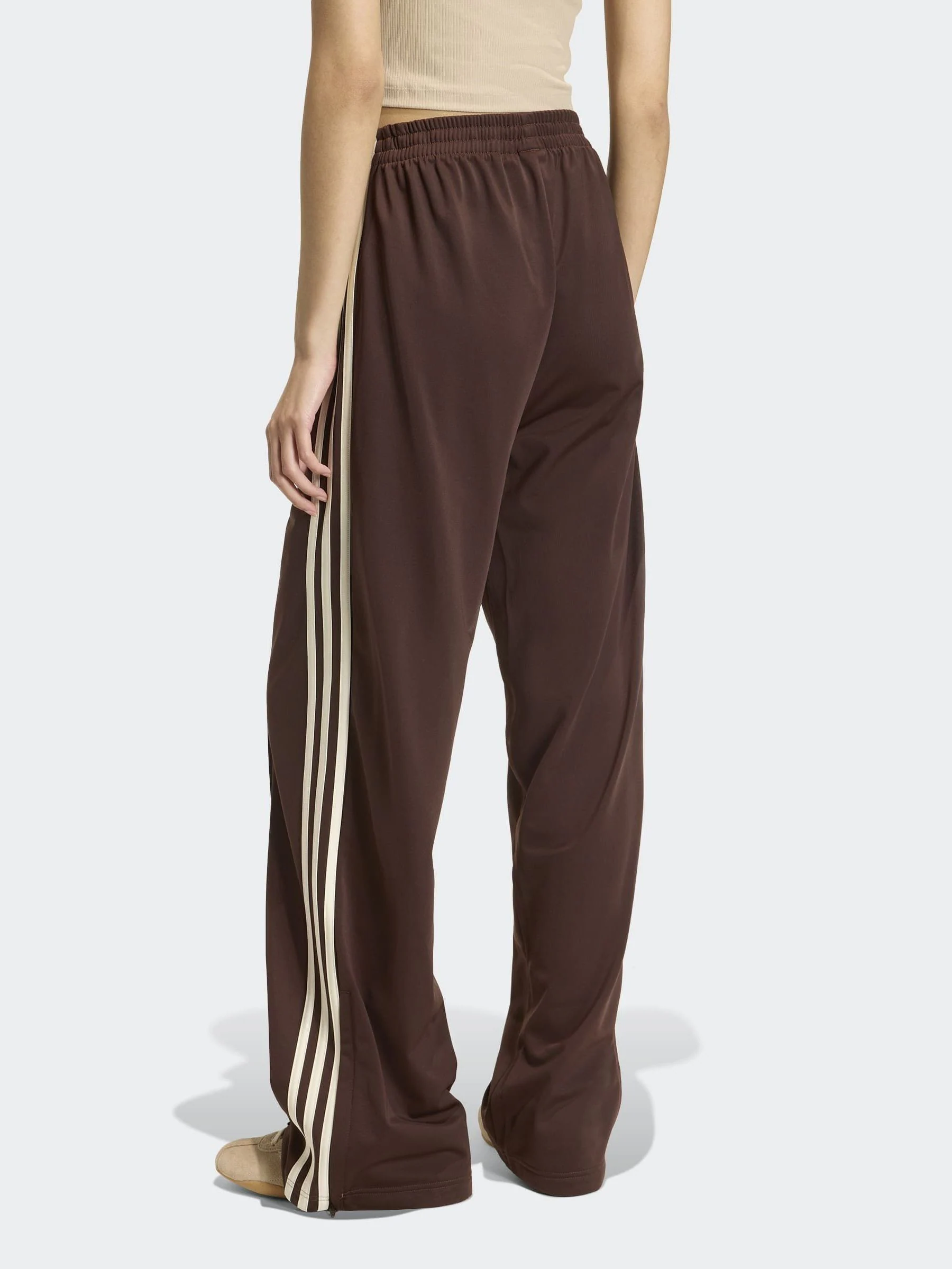 adidas Originals Brown/Cream Firebird Loose Trousers