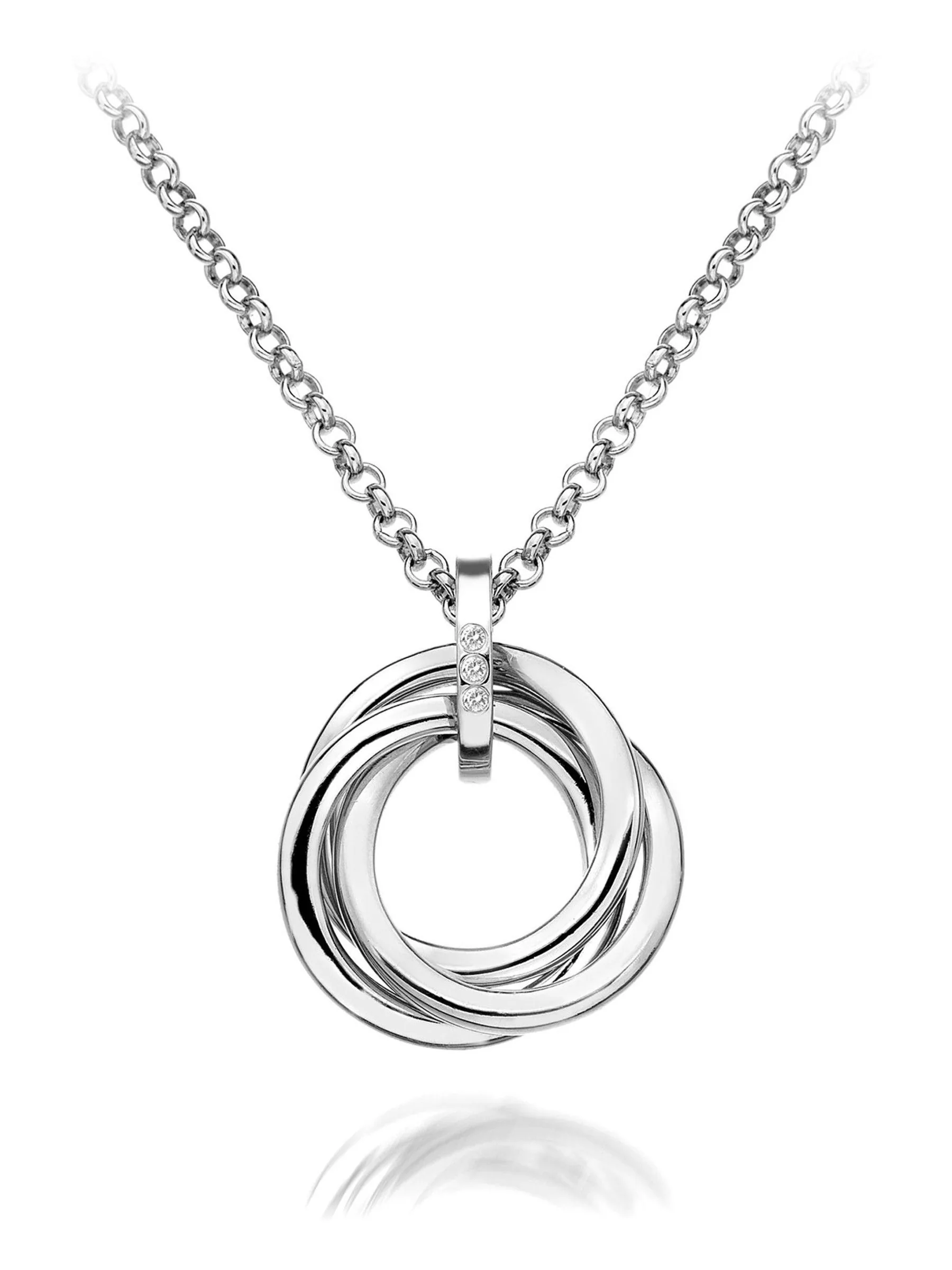 Hot Diamonds 925 Sterling Silver Calm Pendant Necklace