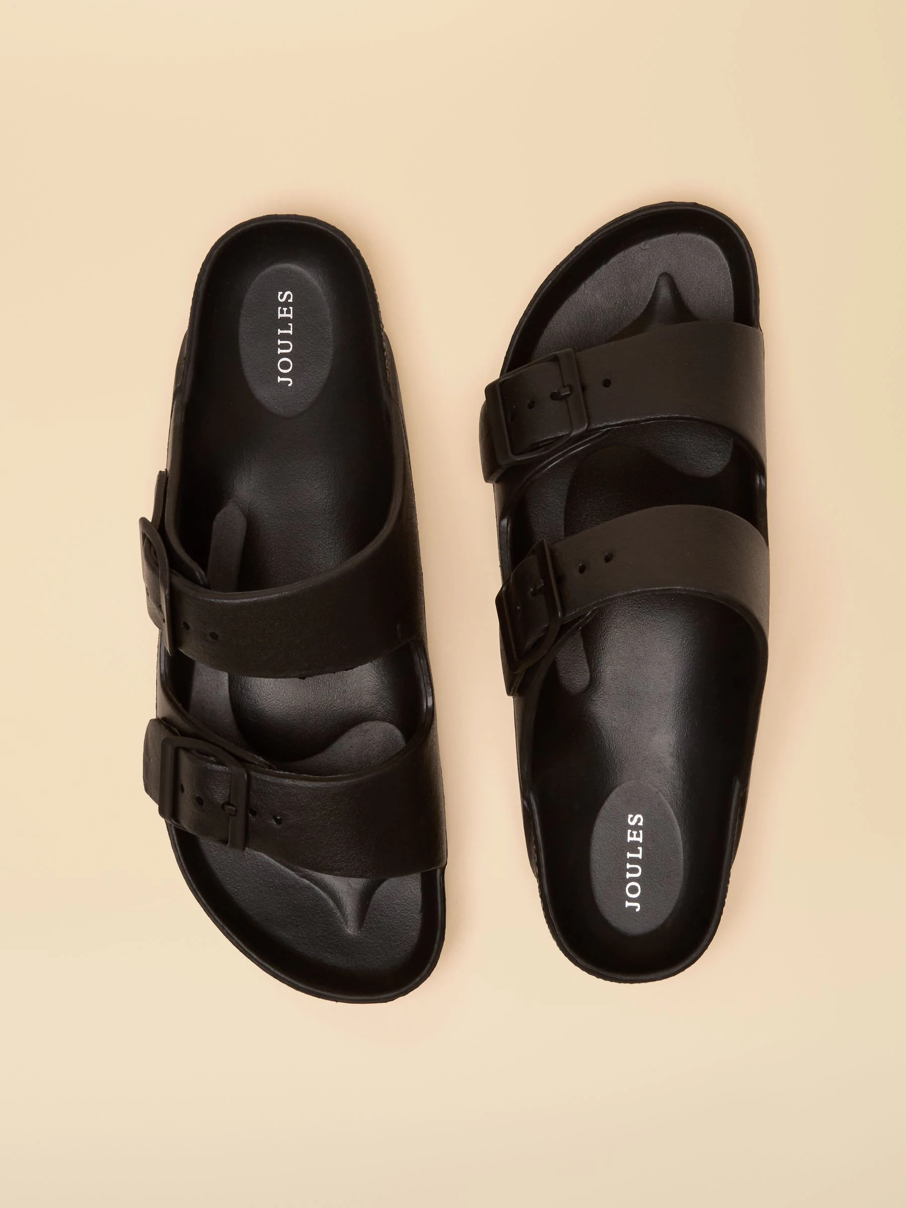 Joules Sunseeker Black EVA Sliders