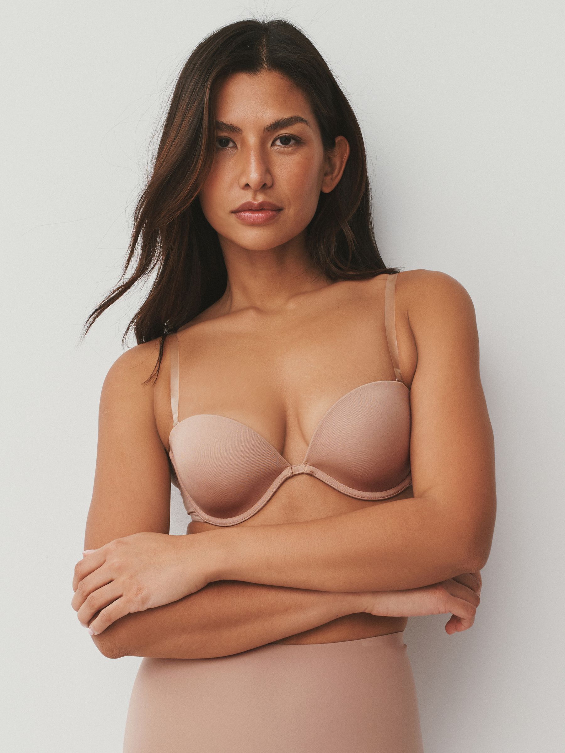 Praline Nude Strapless A-E Clear Back Smoothing Strapless Bra