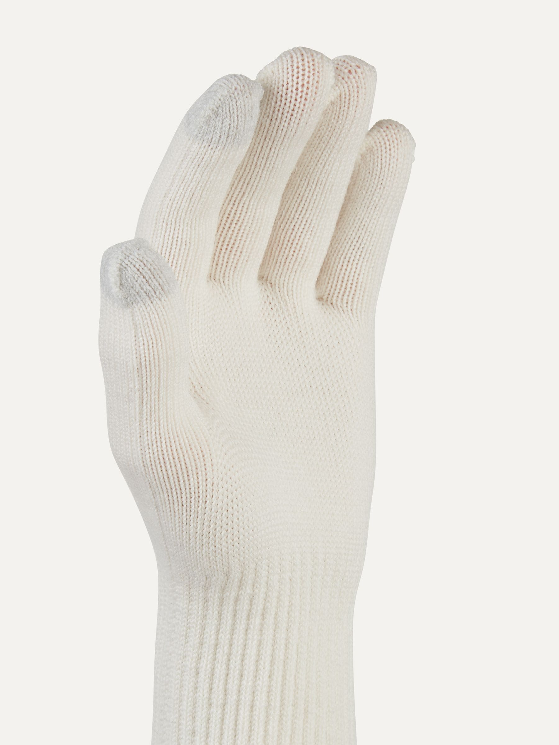 Sealskinz Cream Hanworth Solo Merino Gloves