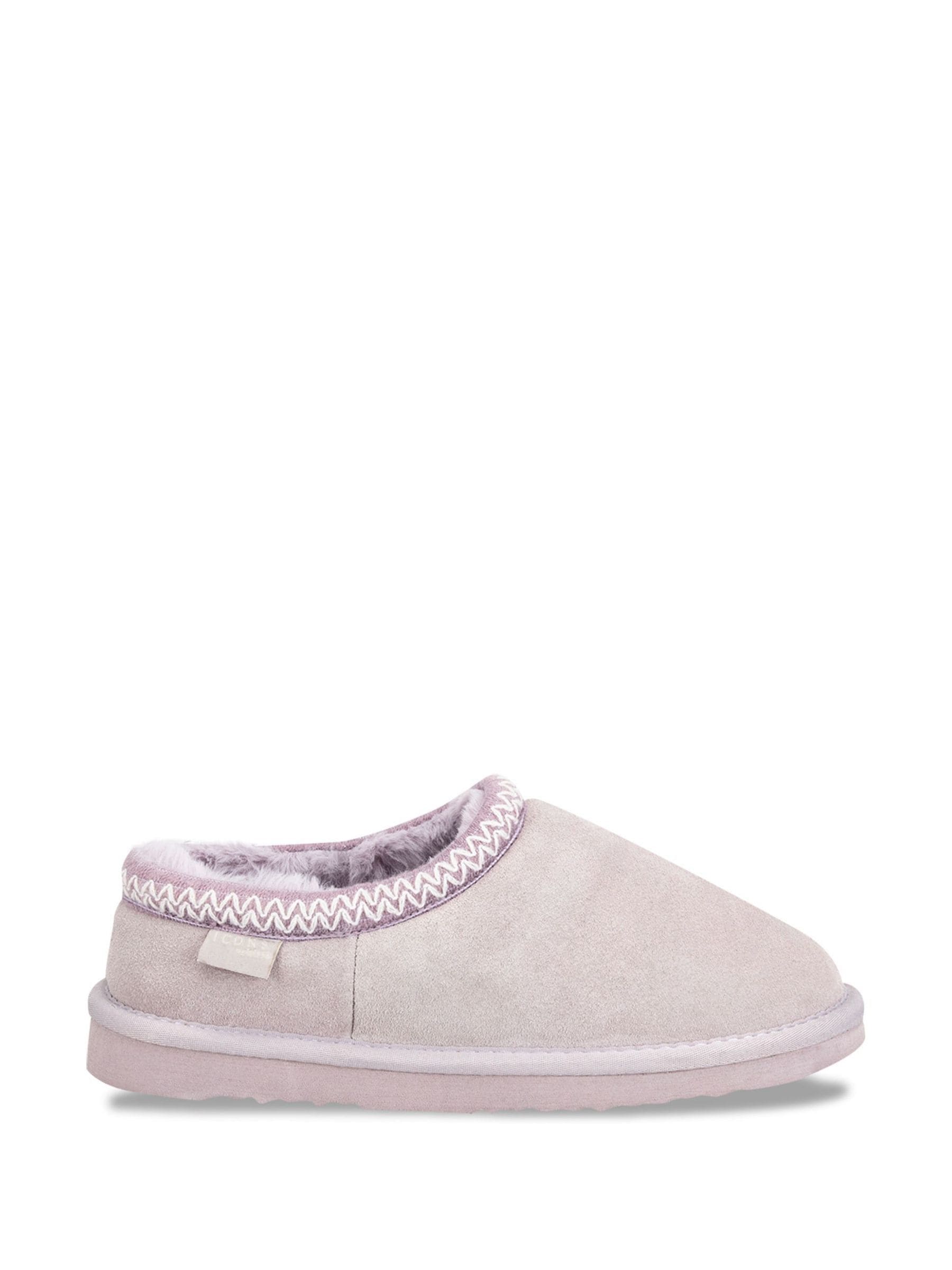 Totes Purple Toasties Ladies Icon Microsuede Shoot Slippers