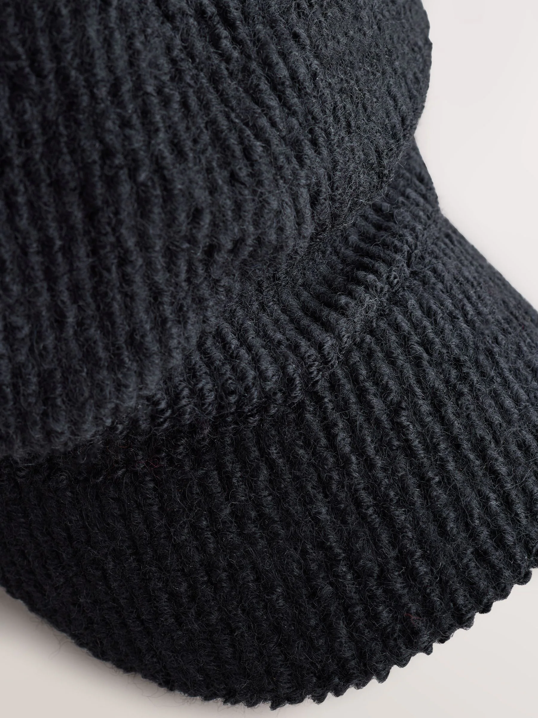 Black Cord Baker Hat