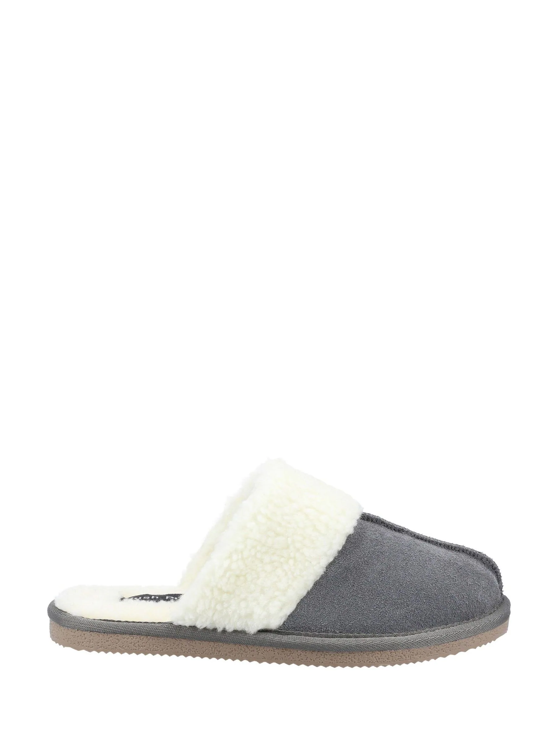 Hush Puppies Grey Arianna Mule Slippers