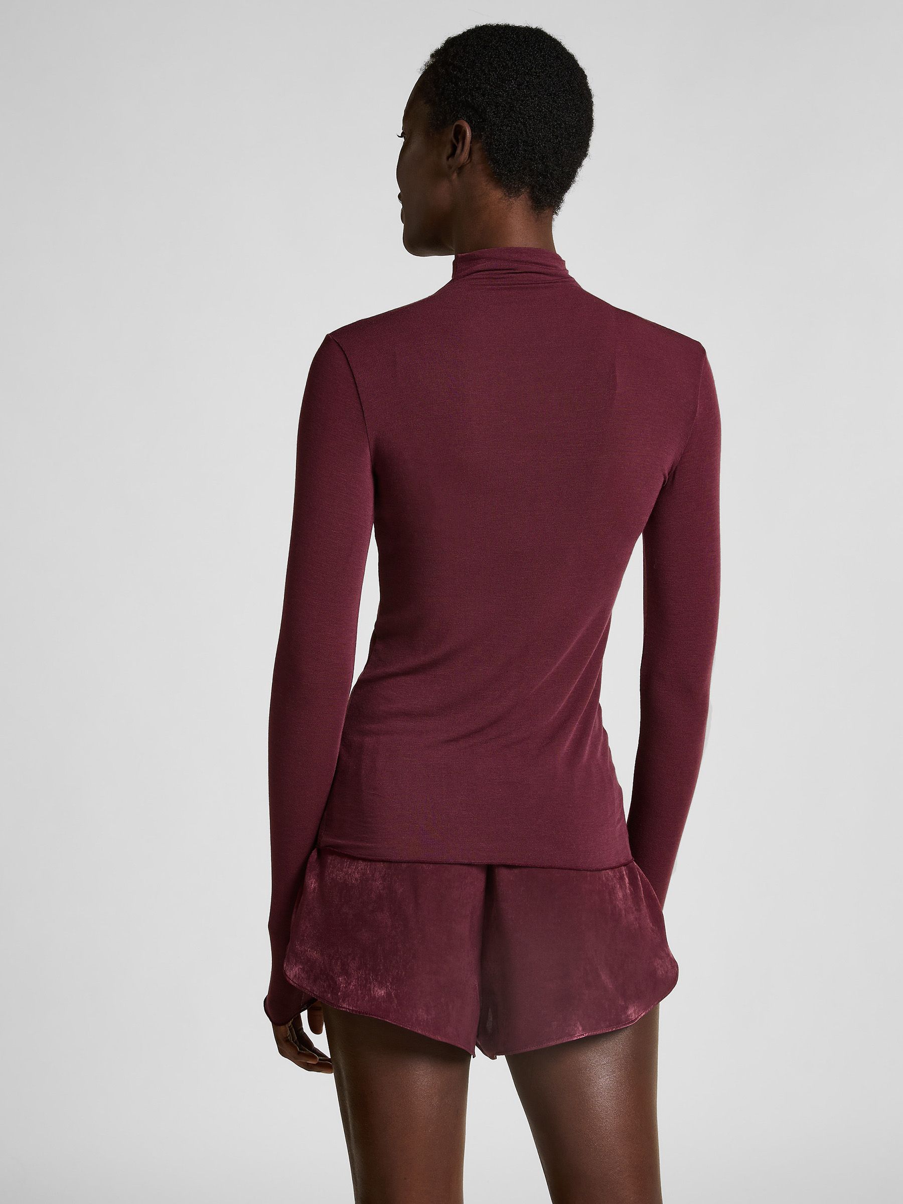 Hunkemoller Supersoft Turtleneck T-Shirt Base Layer with Cashmere