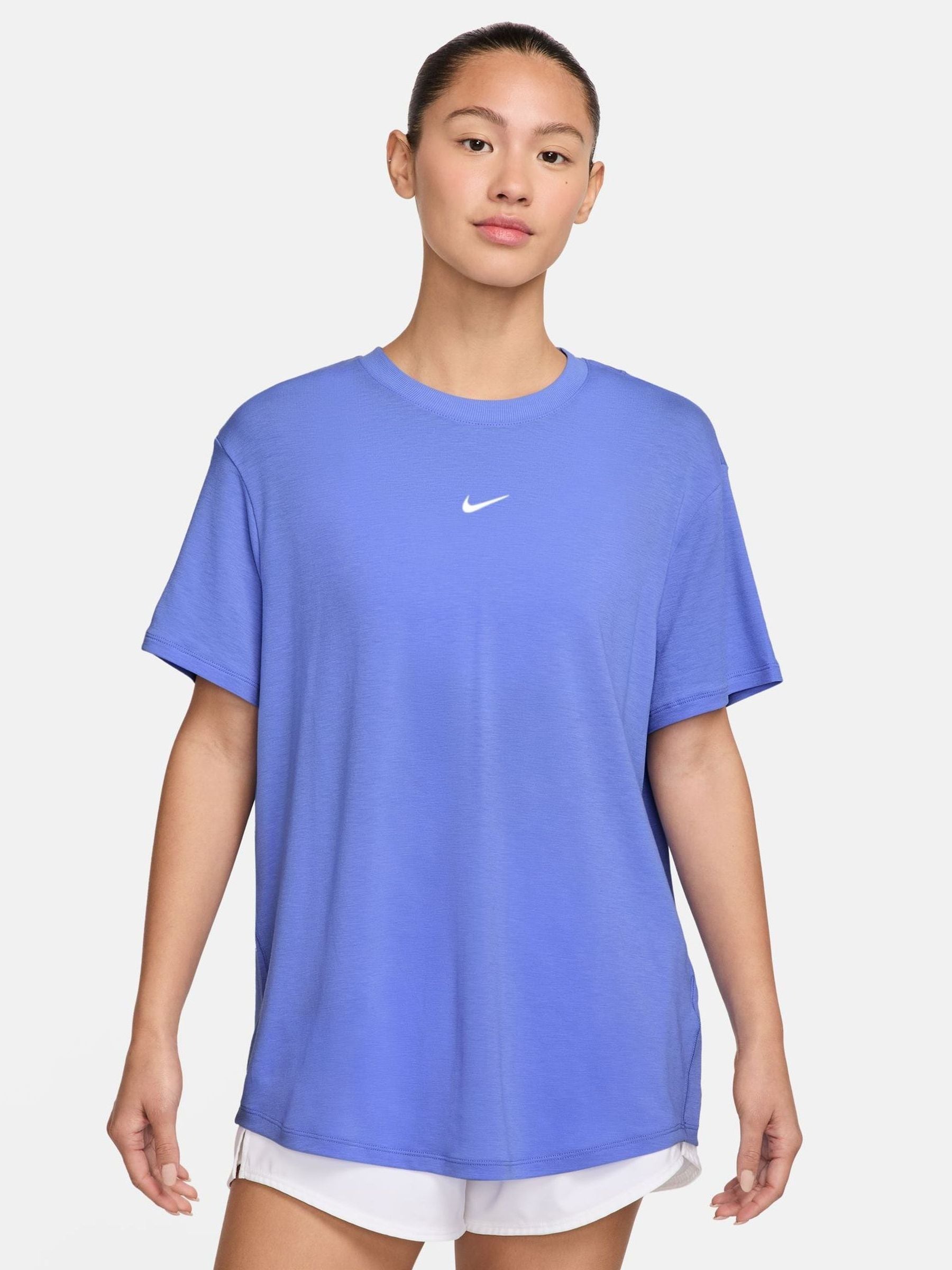 Nike Sapphire Blue One Relaxed Dri-FIT Short Sleeve T-Shirt