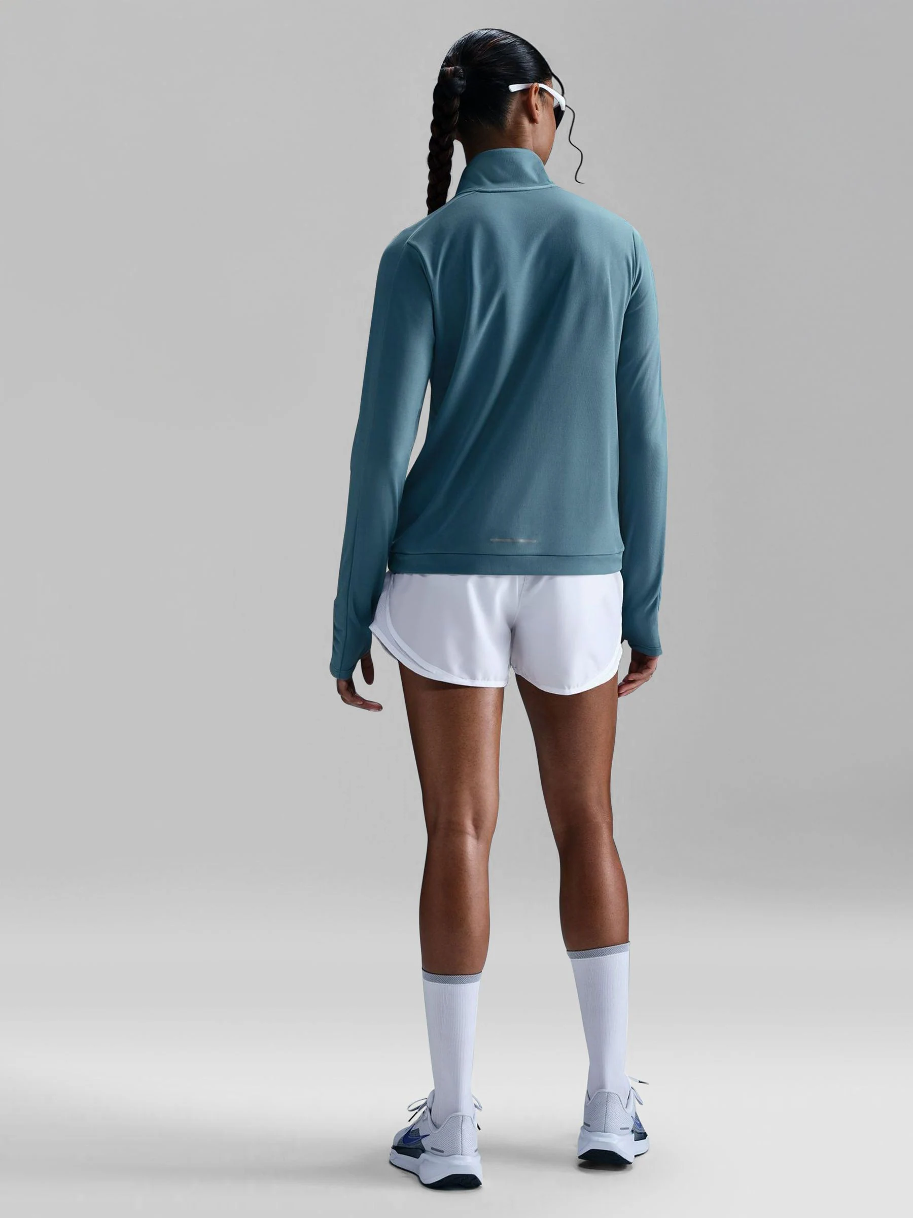 Nike Smokey Blue Dri-FIT Pacer Half Zip Running Top